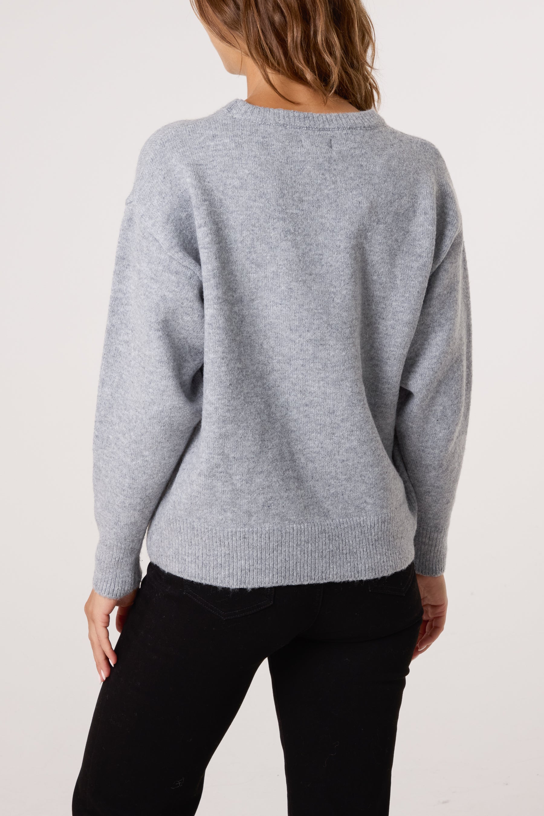 Crew Neck Knit Jumper