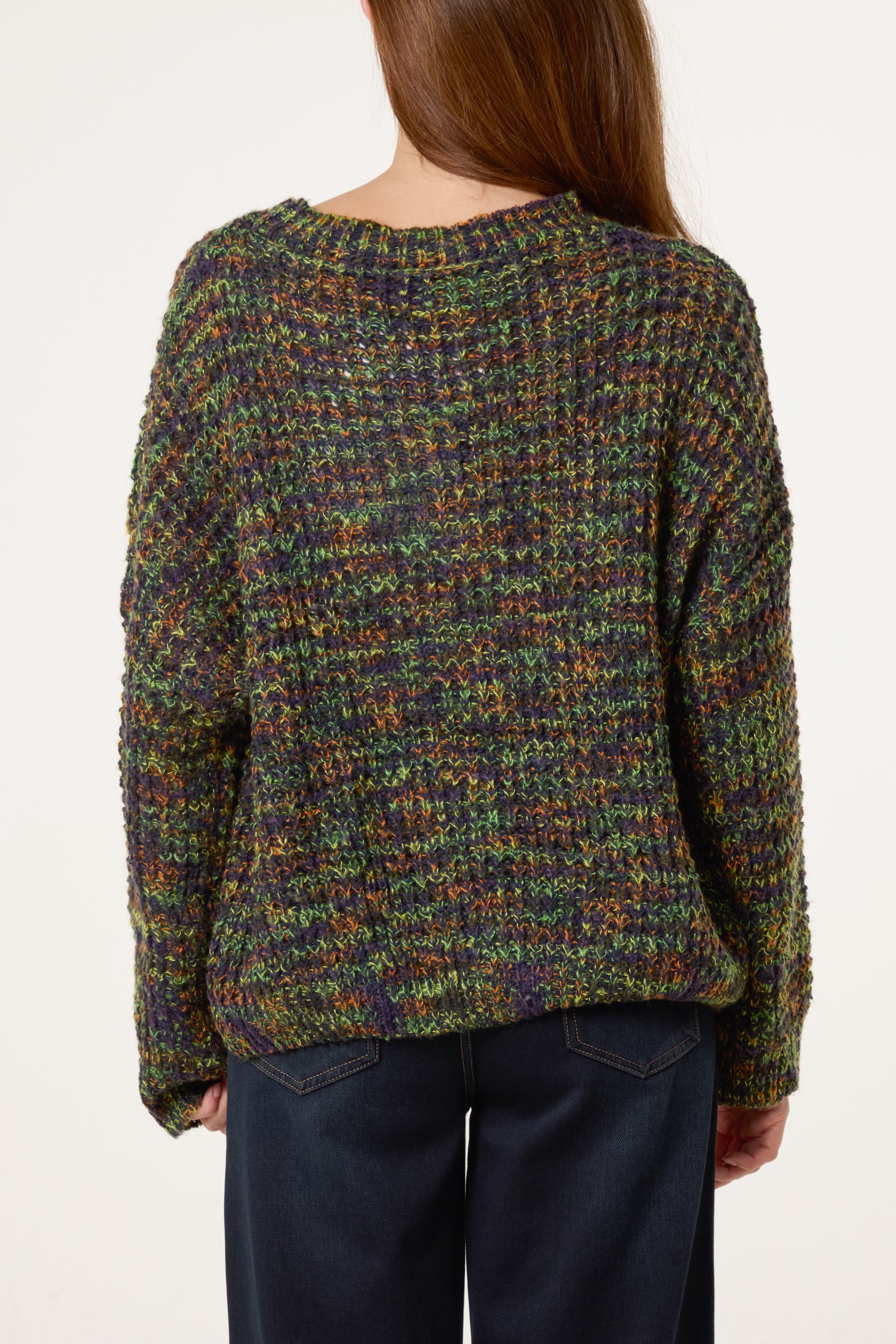 Speckled Rainbow Knit Jumper