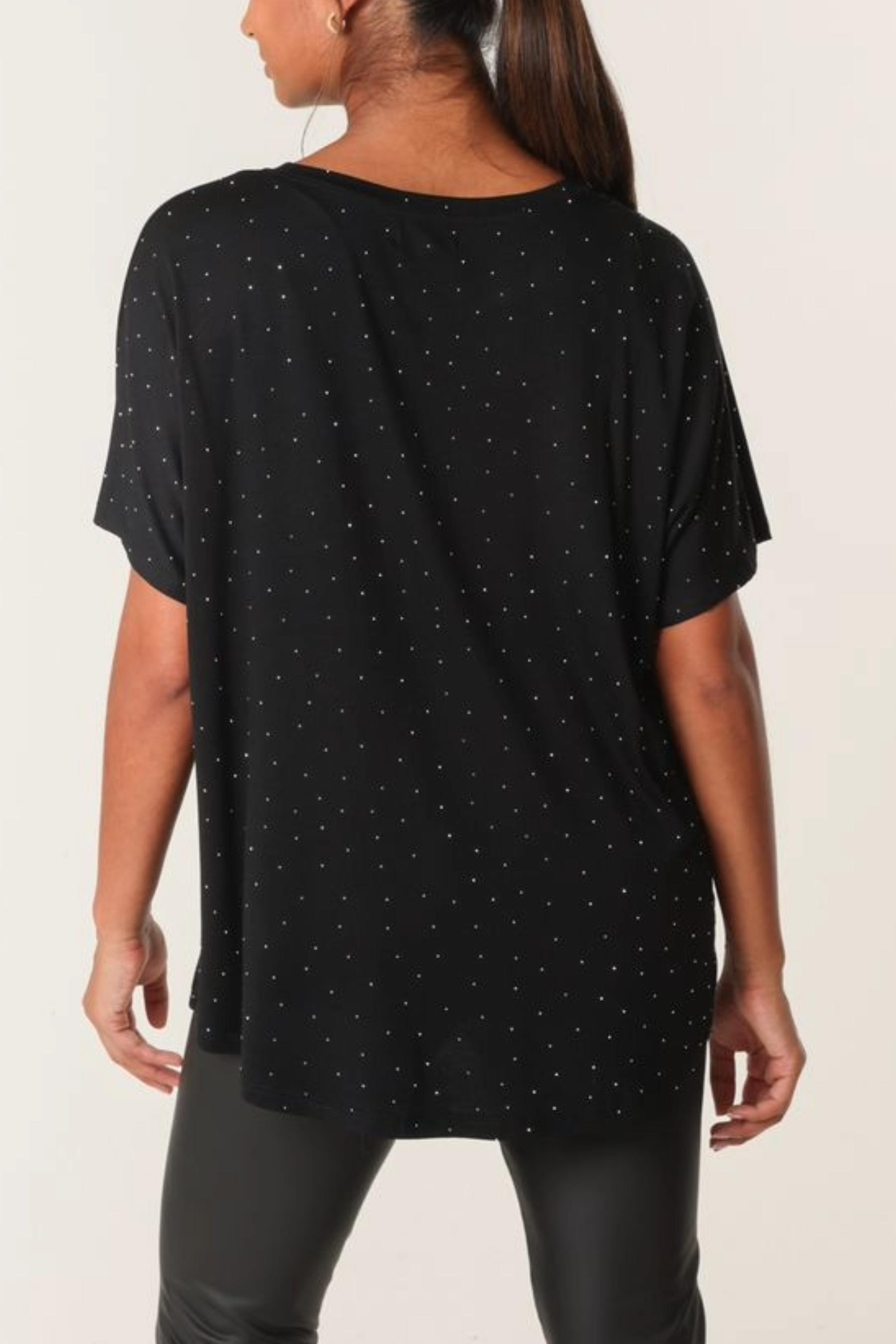 Embellished Round Neck T-Shirt