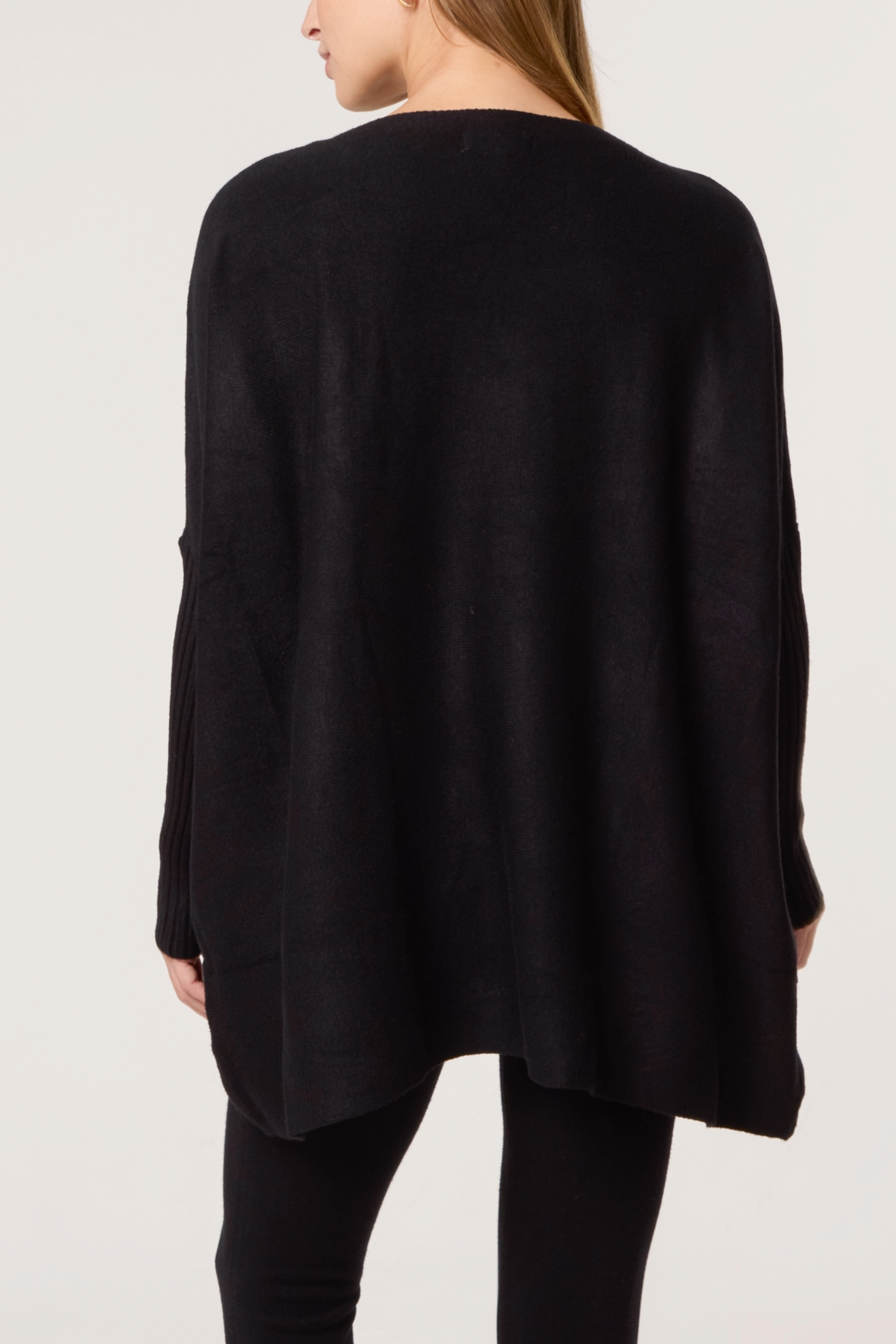 Diamante Heart Batwing Knit Jumper