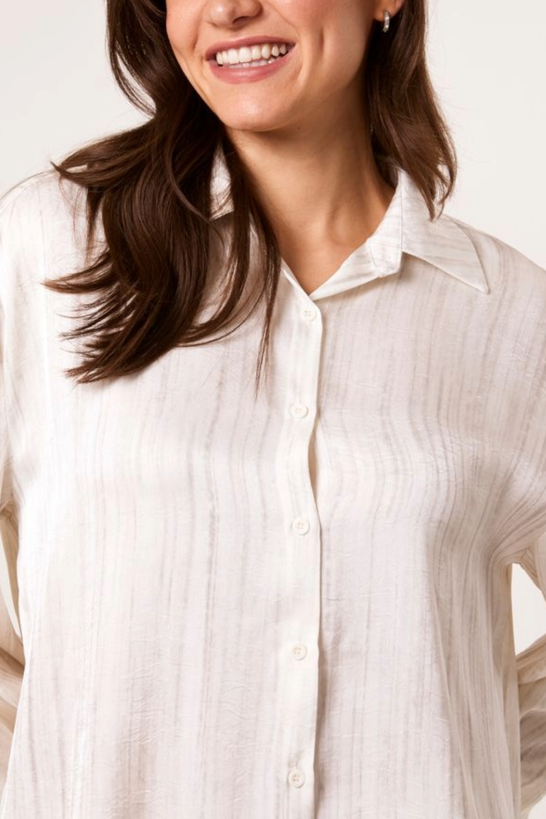 Subtle Striped Long-Sleeve Shirt