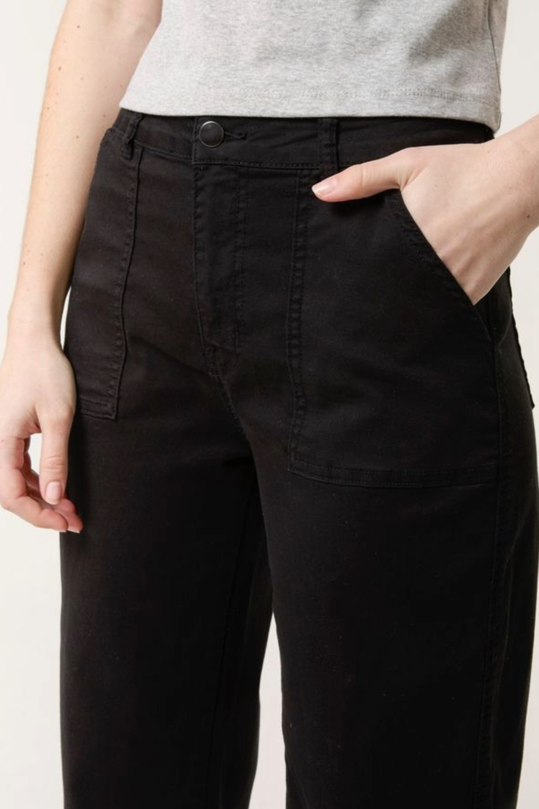 Wide Leg Cotton Trouser Jeans