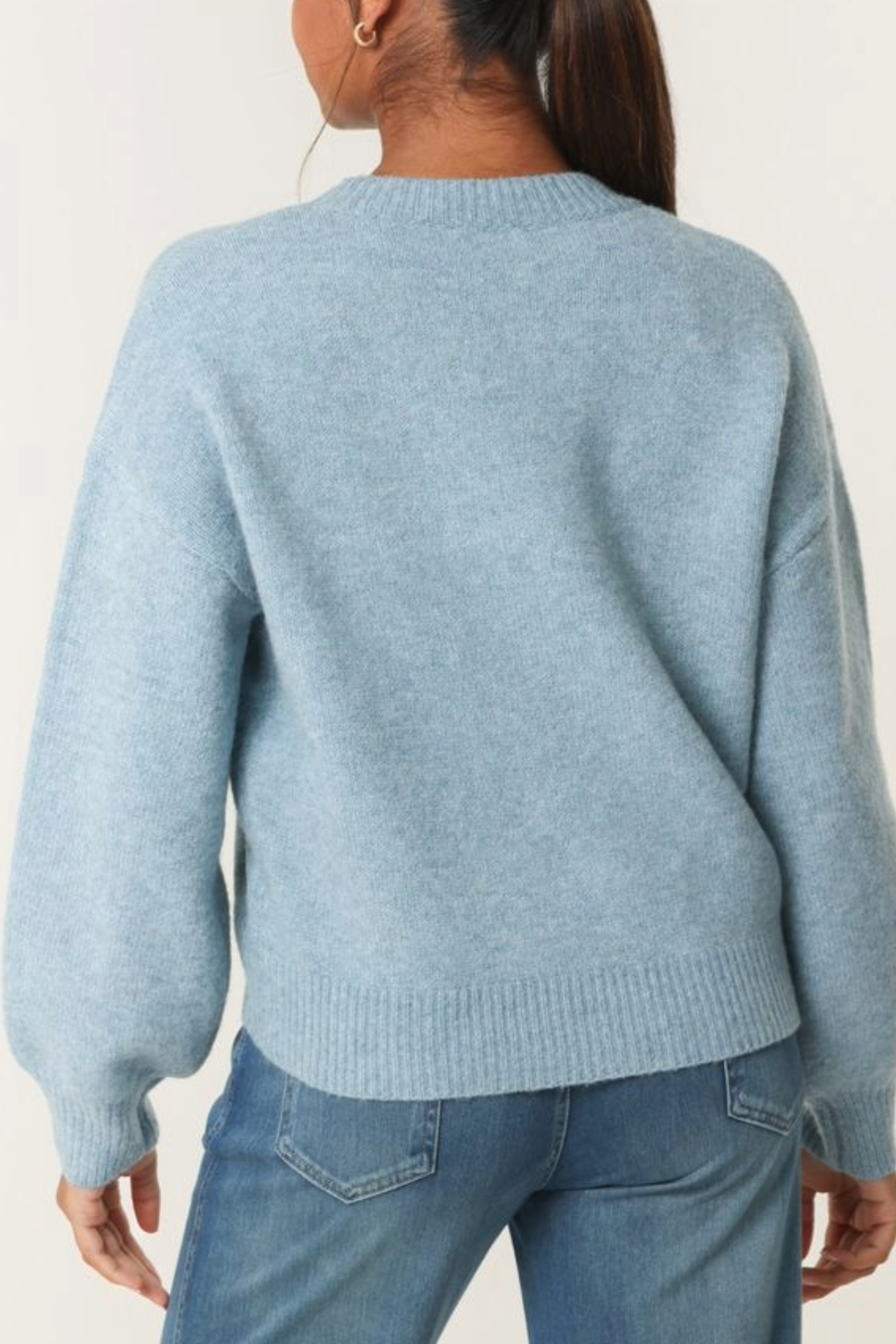 Swan Embroidered Knit Jumper