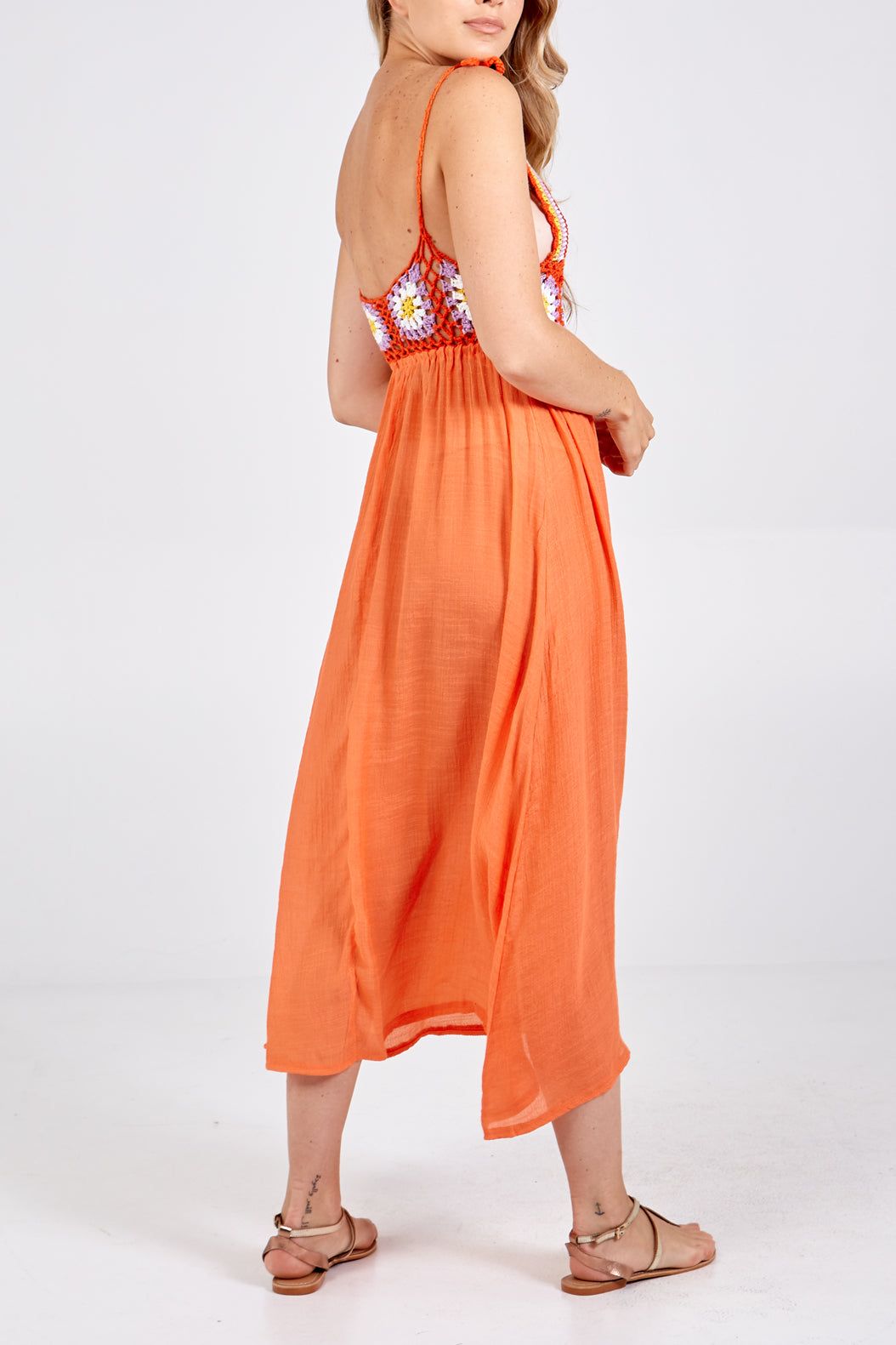 Crochet Cami Maxi Dress