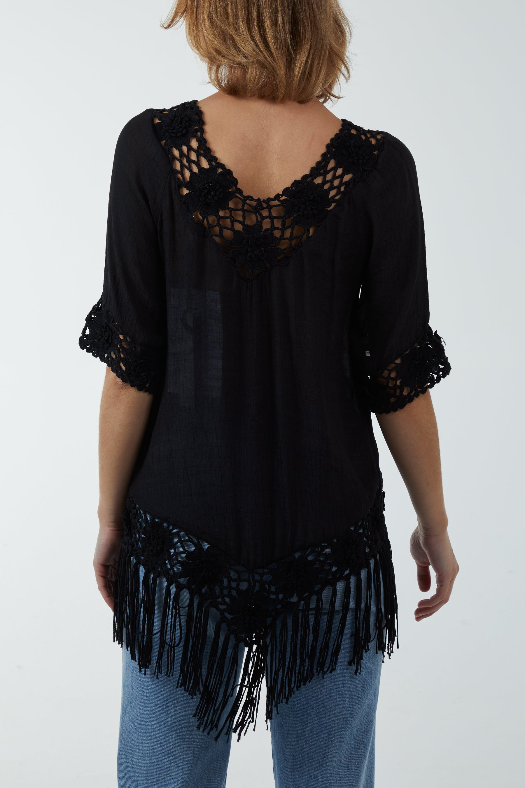 Crochet Detail Tunic