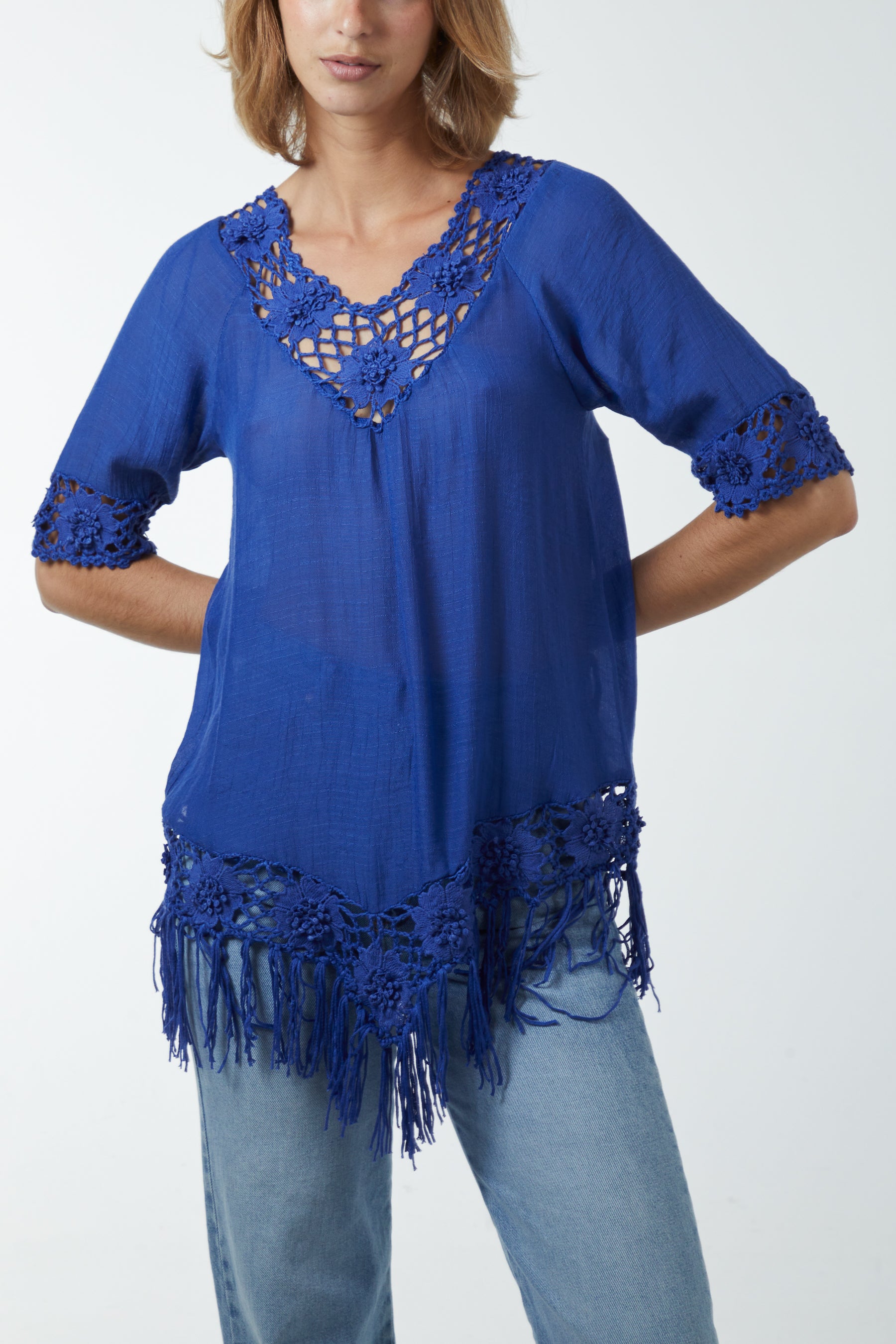 Crochet Detail Tunic