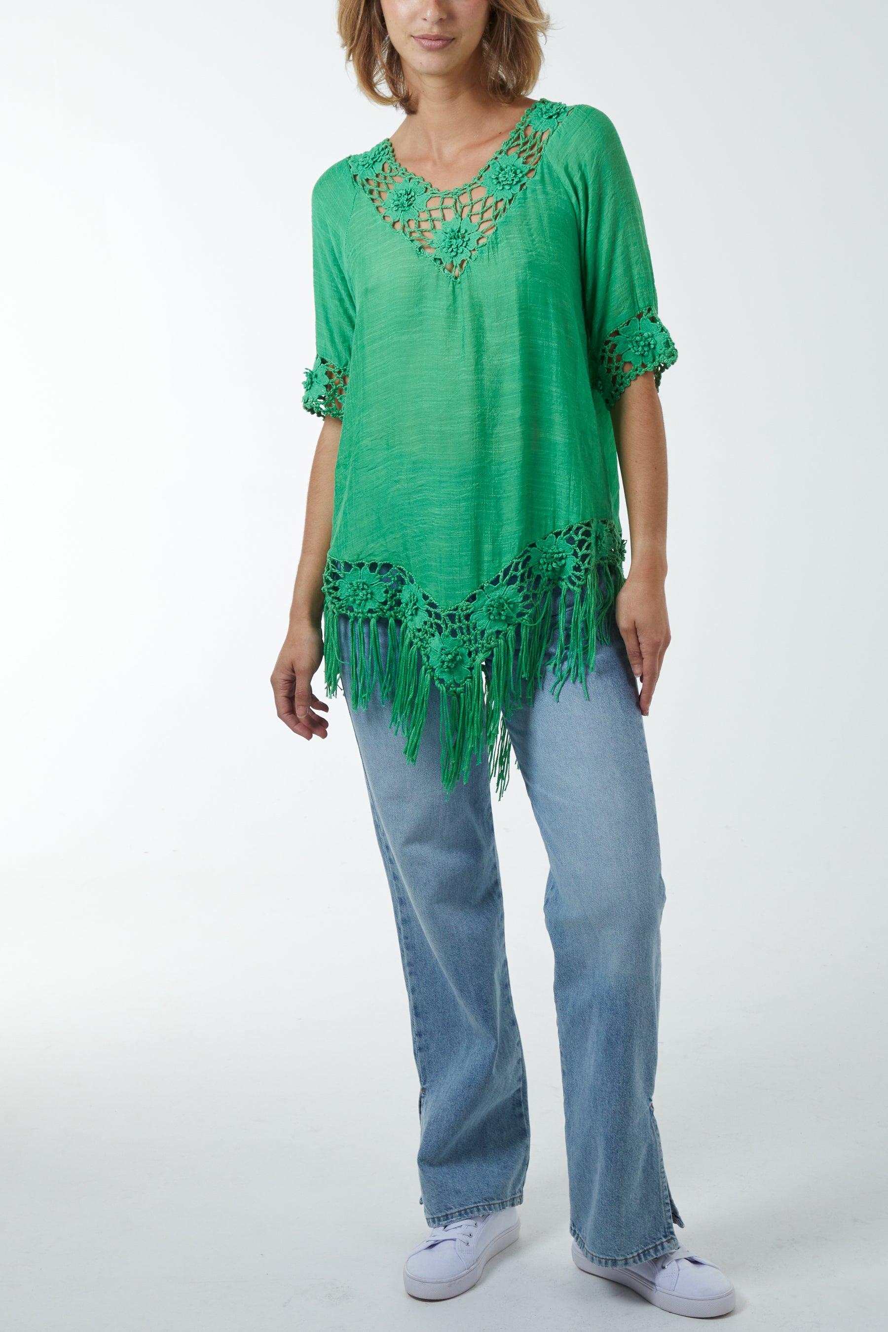 Crochet Detail Tunic