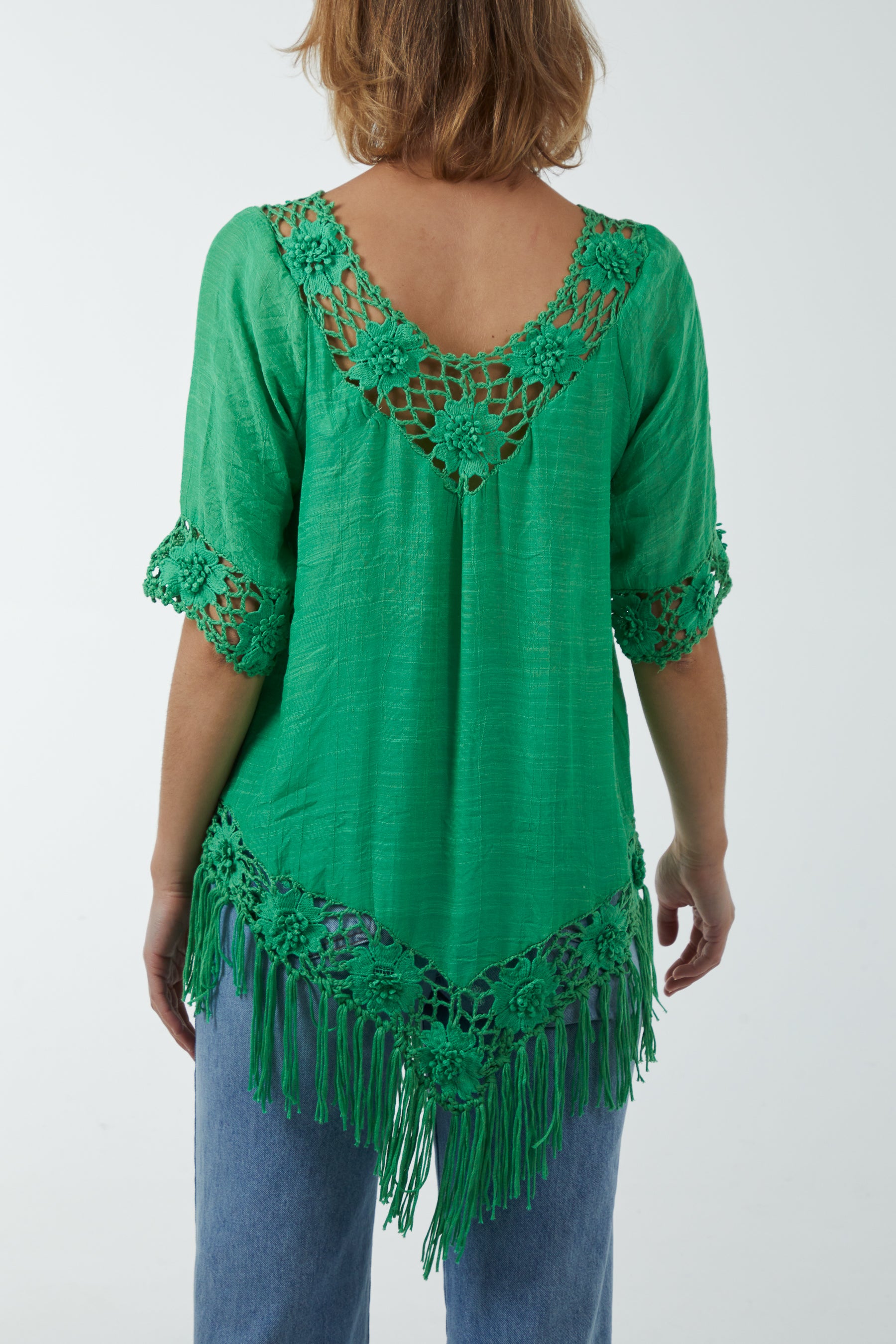 Crochet Detail Tunic