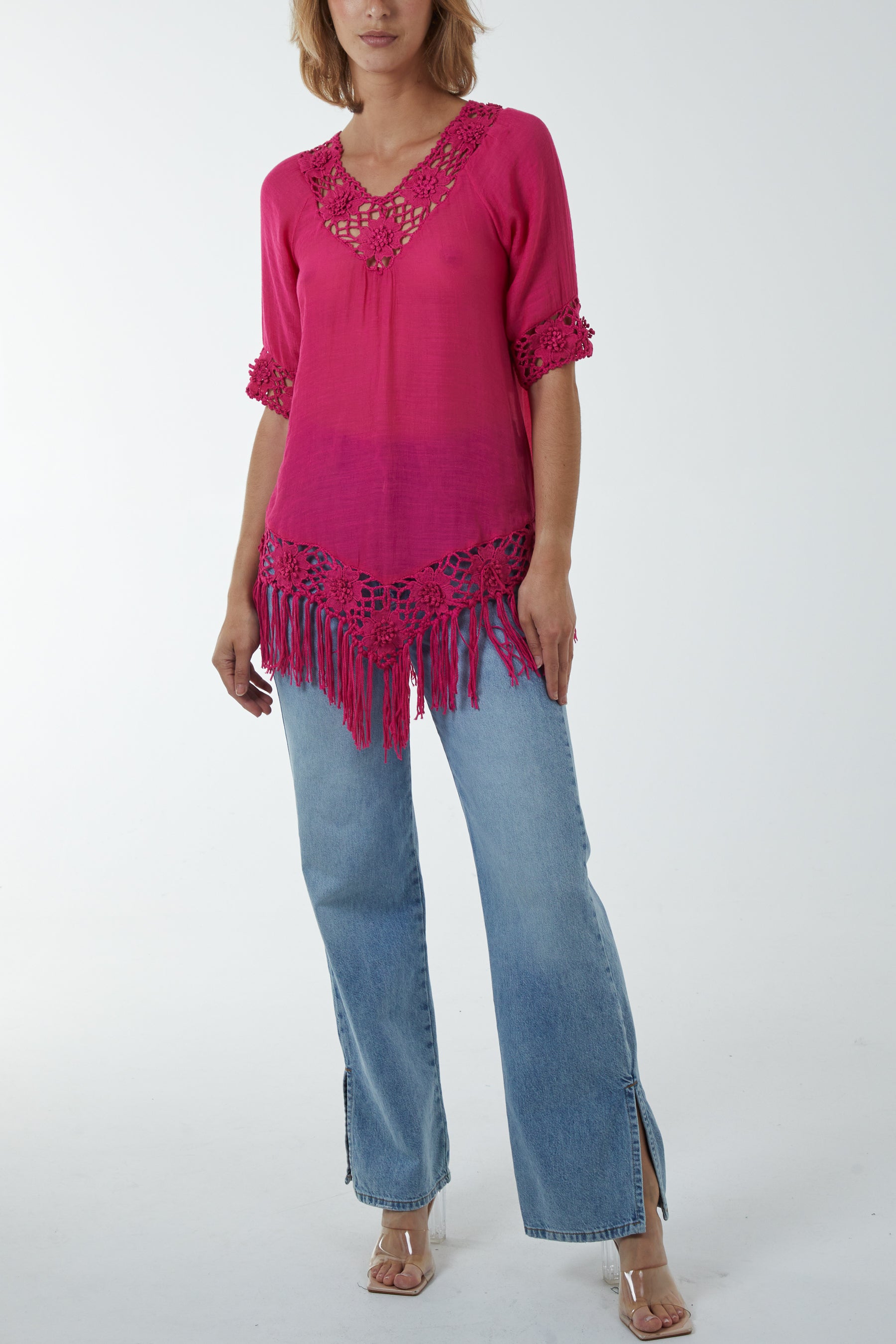 Crochet Detail Tunic