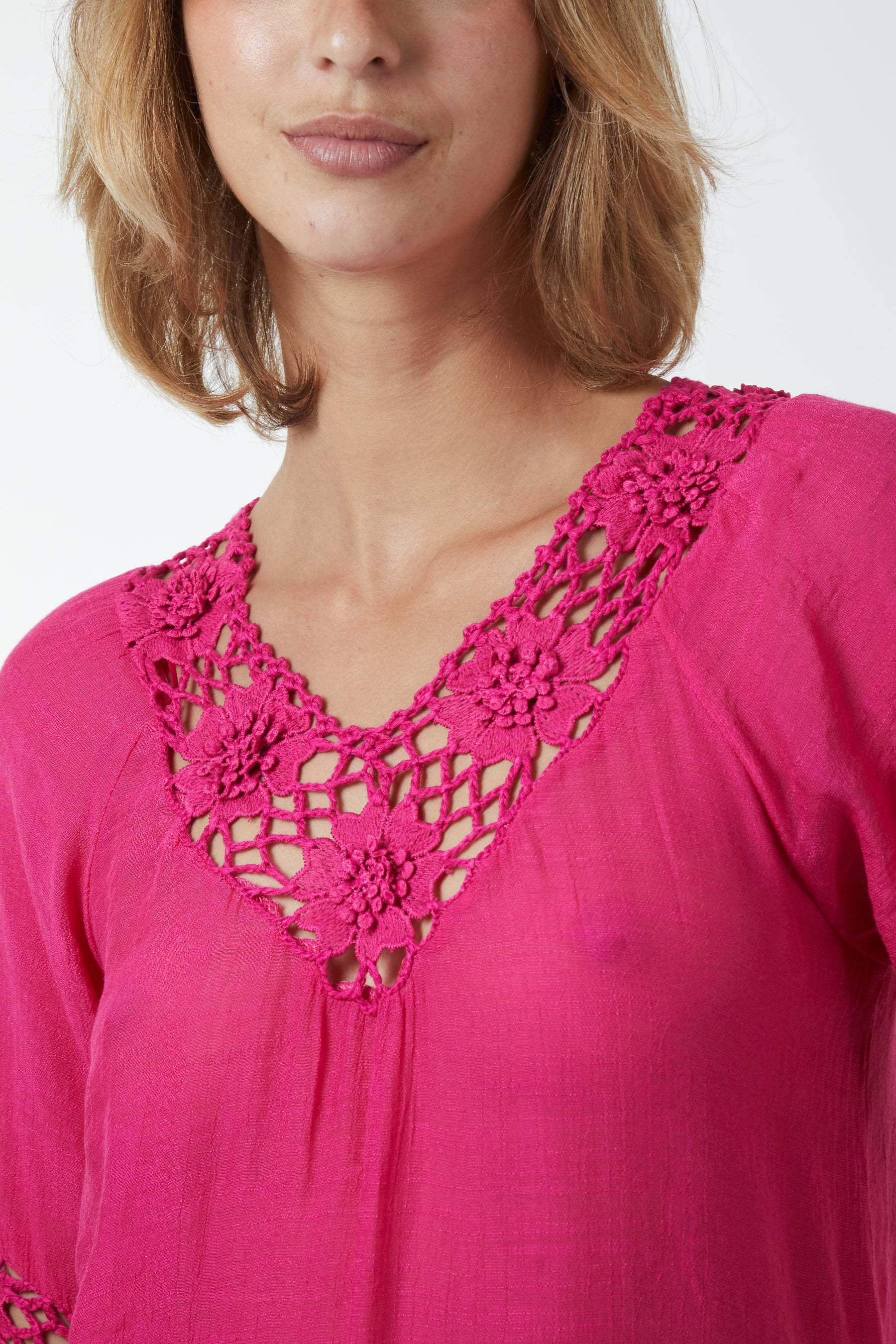 Crochet Detail Tunic