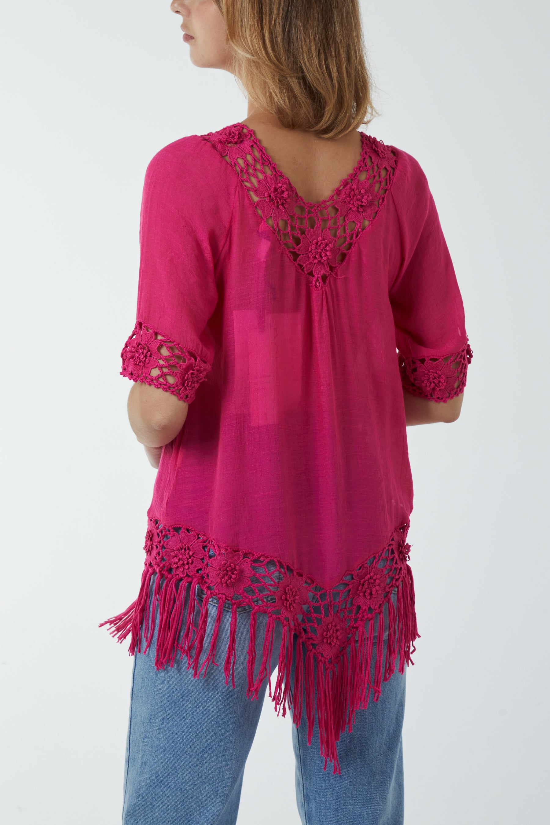 Crochet Detail Tunic