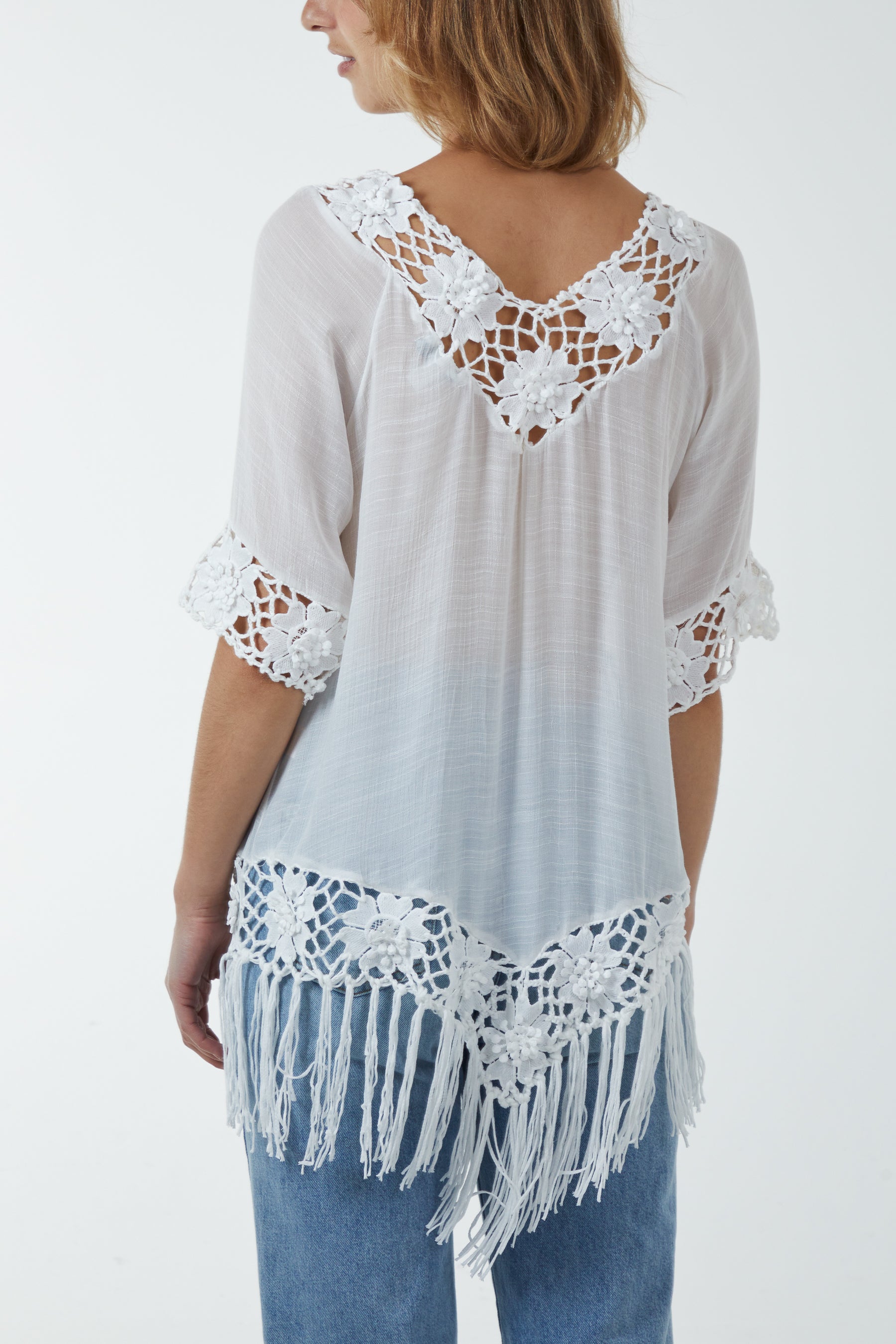 Crochet Detail Tunic