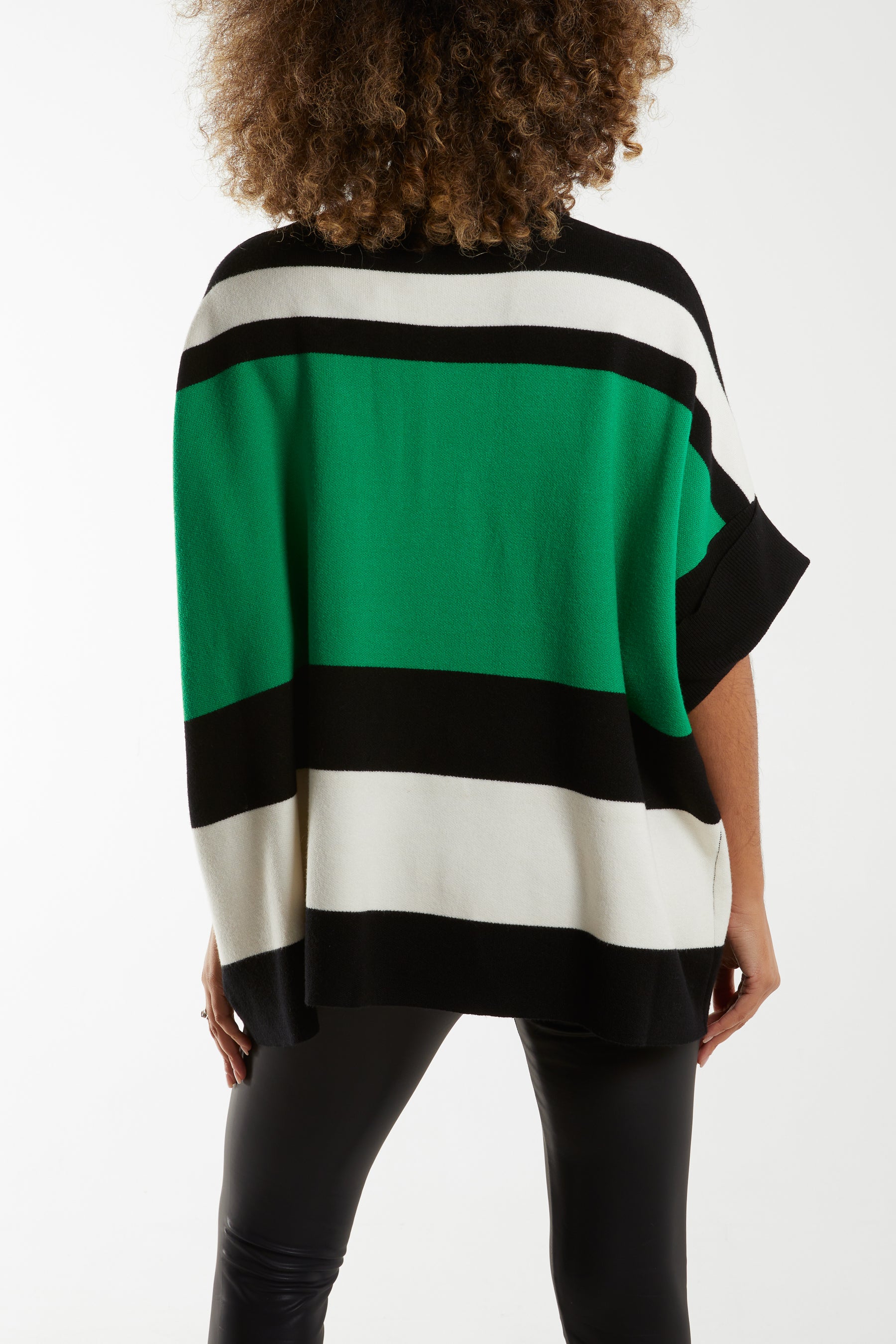 Colour Block Boxy Jumper