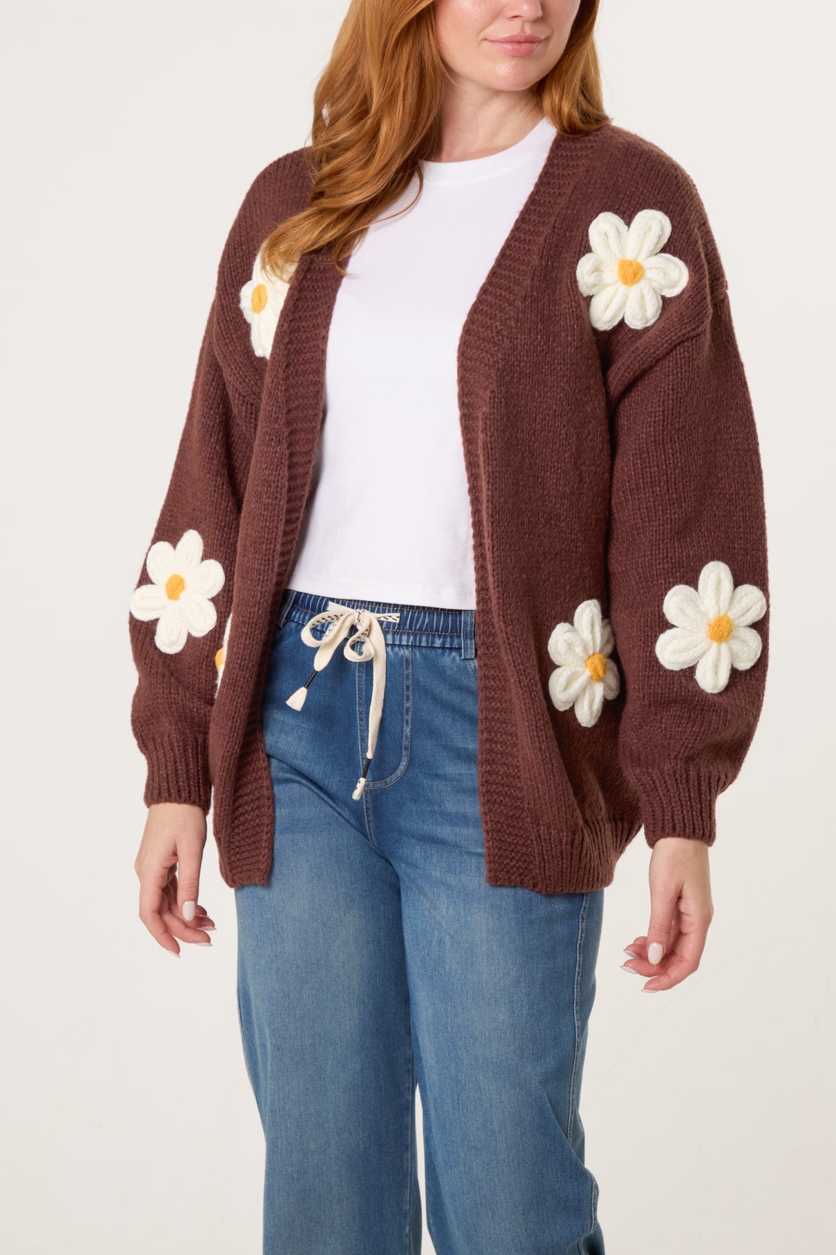 Flocking Daisy Open Knit Cardigan (New Colours)
