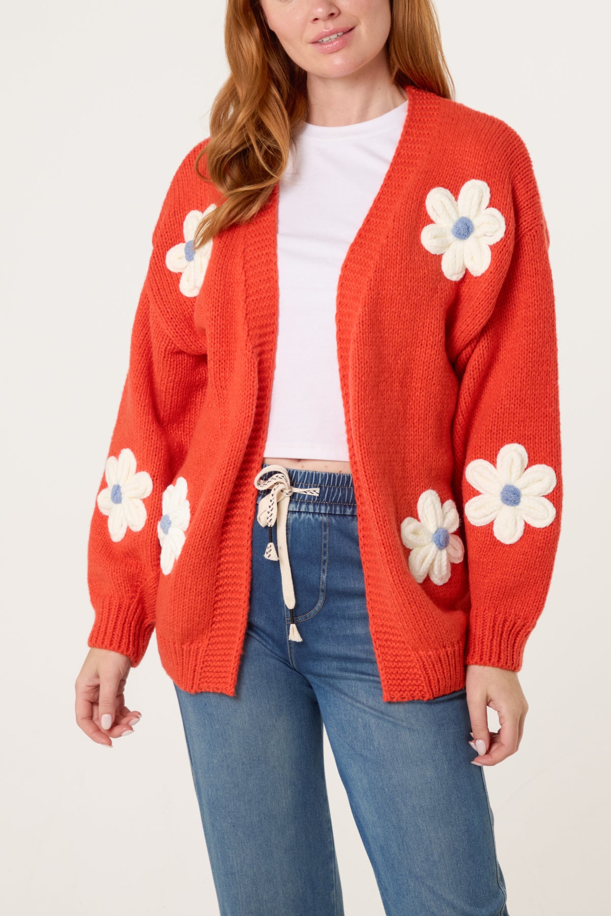 Flocking Daisy Open Knit Cardigan (New Colours)