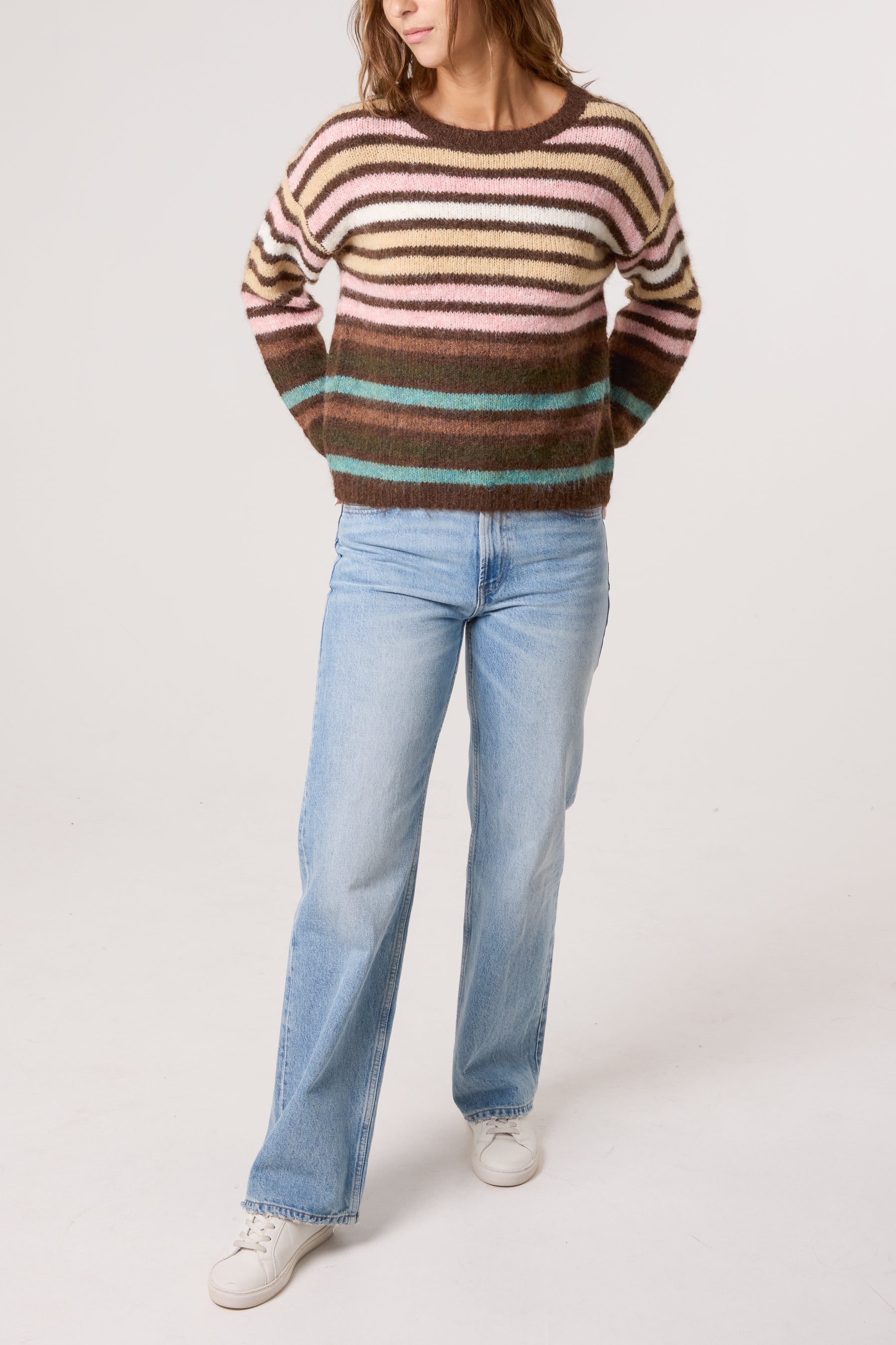 Striped Colourful Knit Jumper