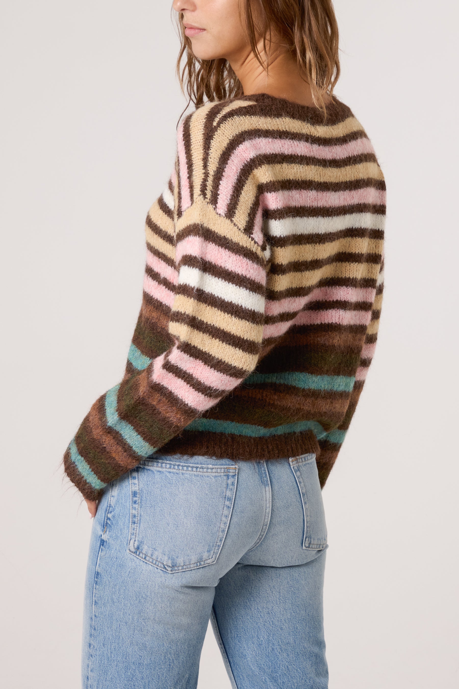Striped Colourful Knit Jumper