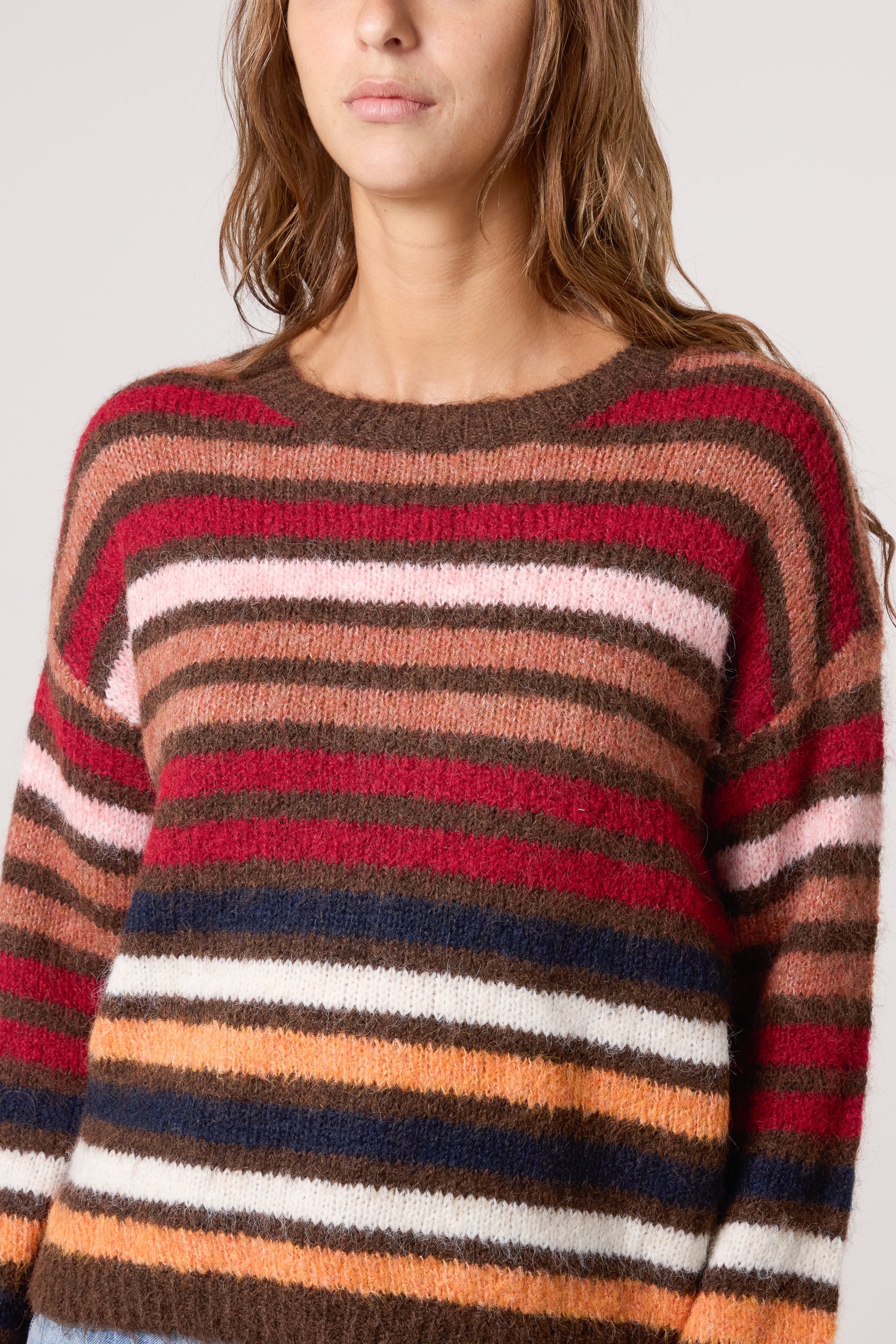 Striped Colourful Knit Jumper