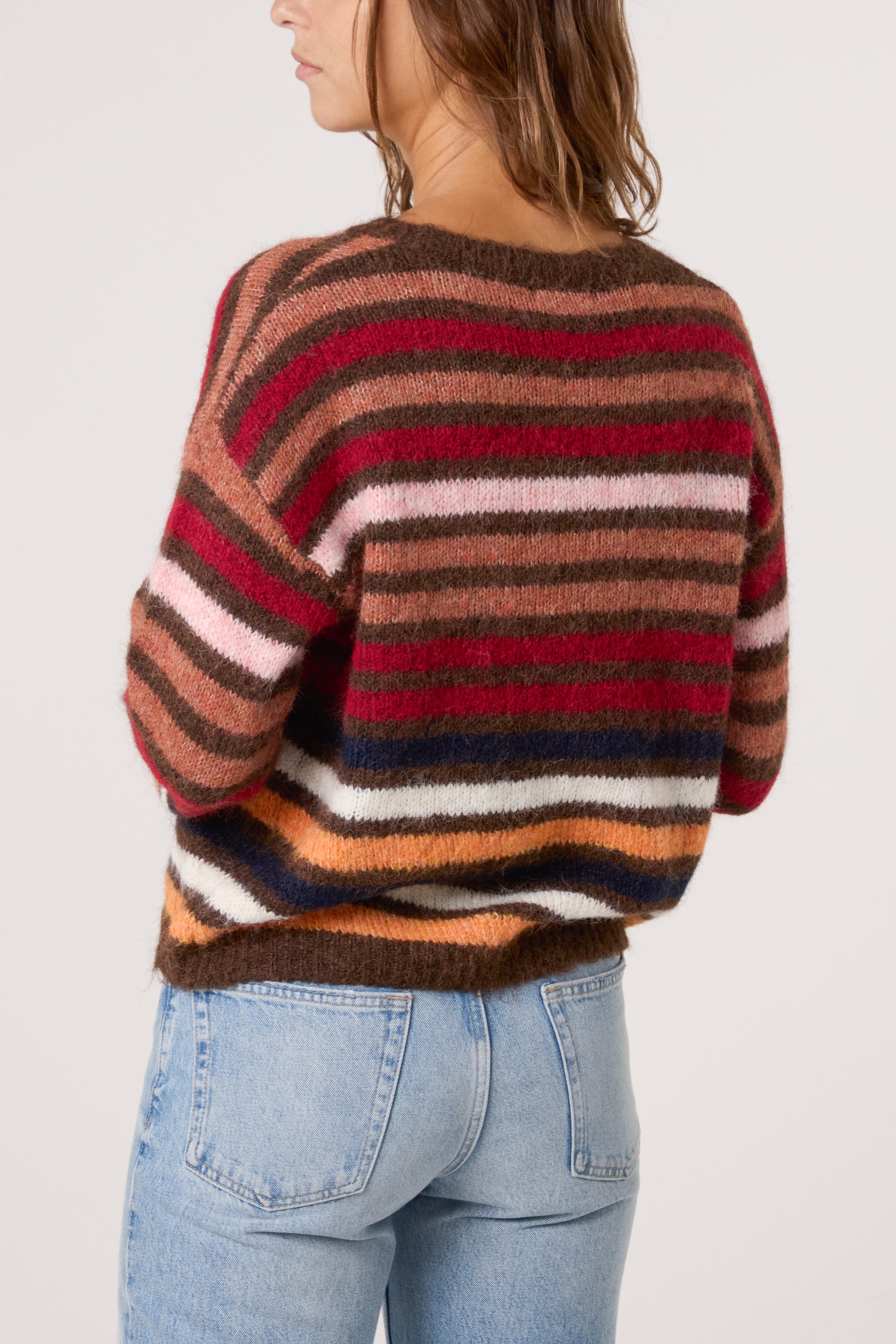 Striped Colourful Knit Jumper