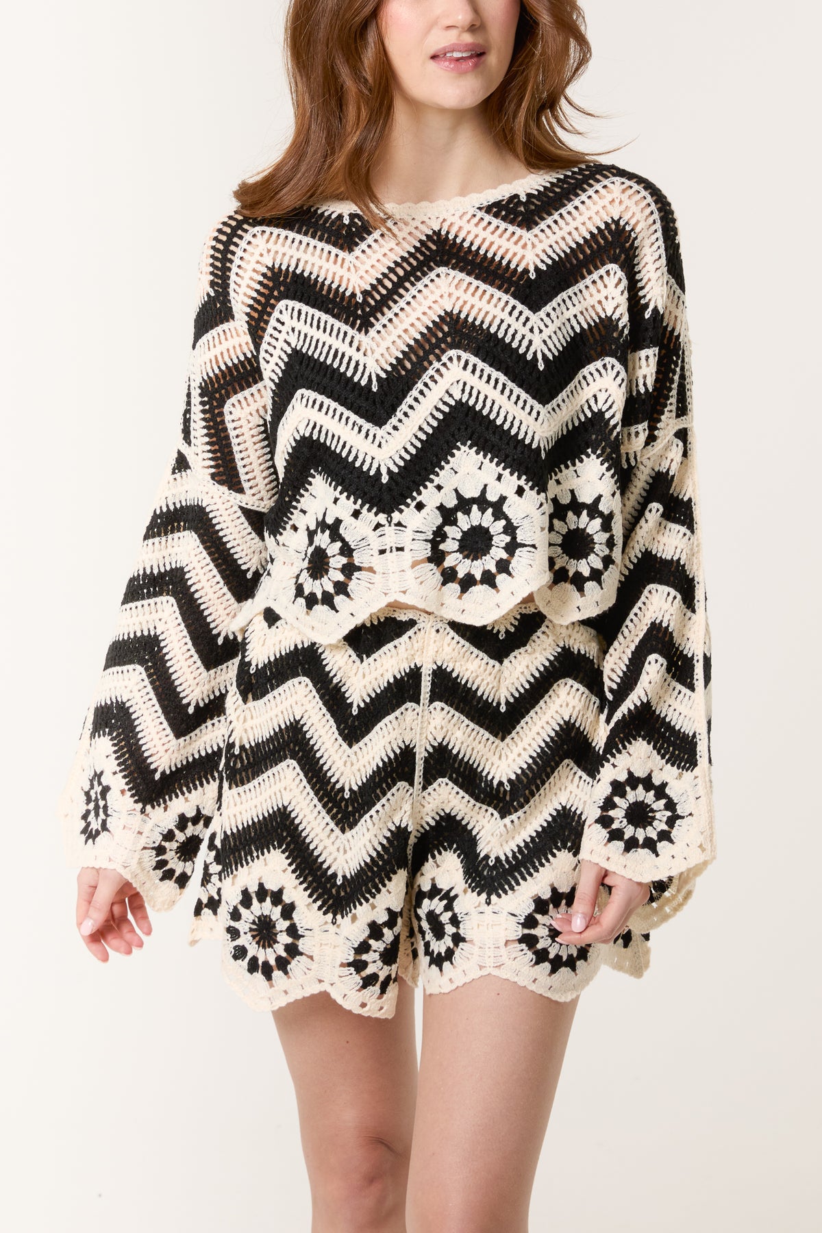Zigzag Crochet Top