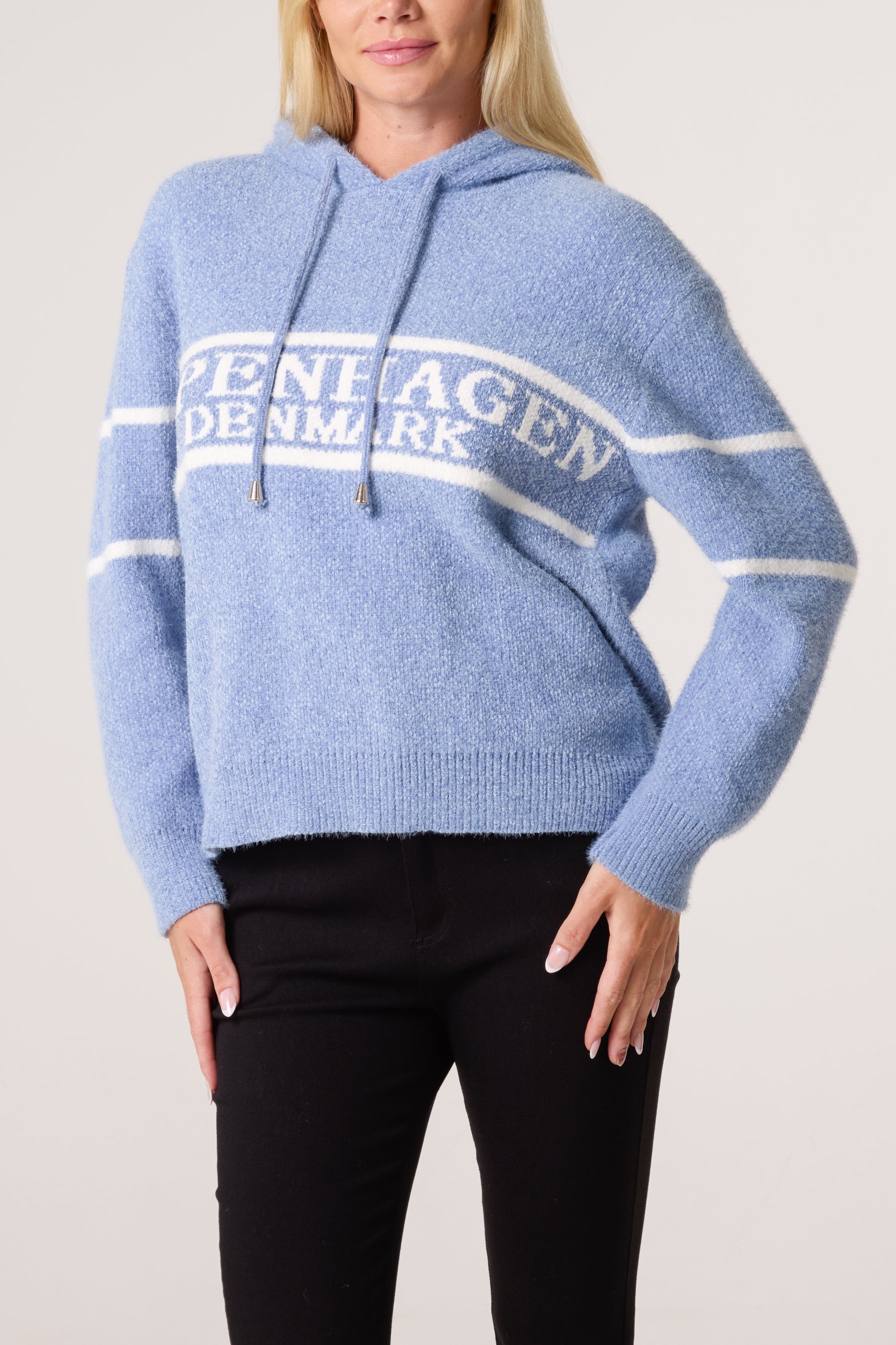 'Copenhagen' Drawstring Cosy Hoodie