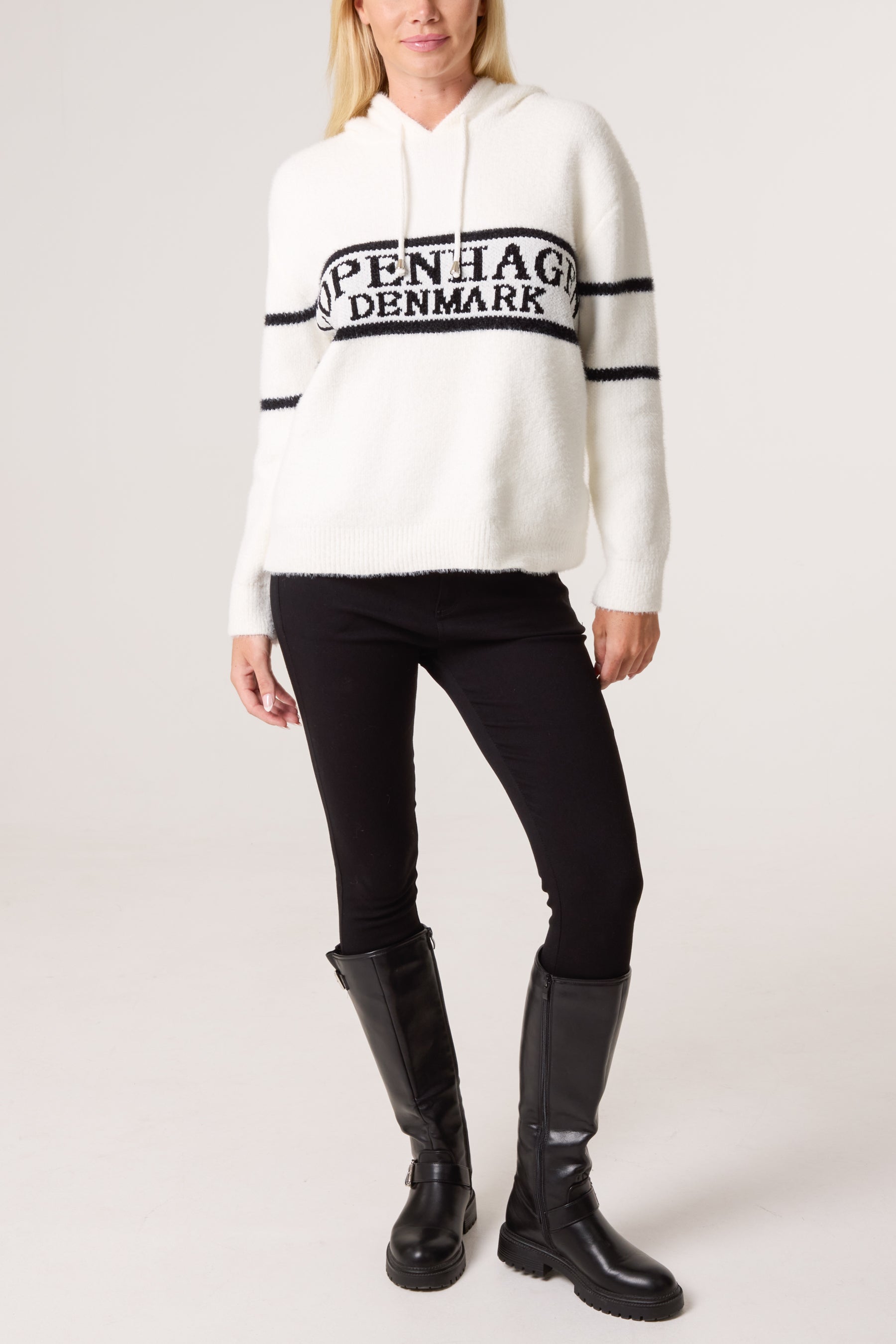 'Copenhagen' Drawstring Cosy Hoodie