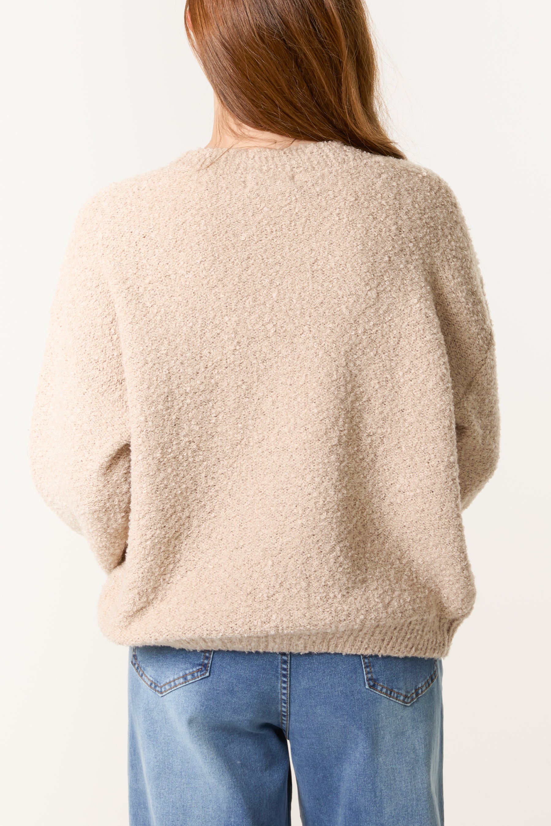 Flower Soft Knitted V-Neck Cardigan