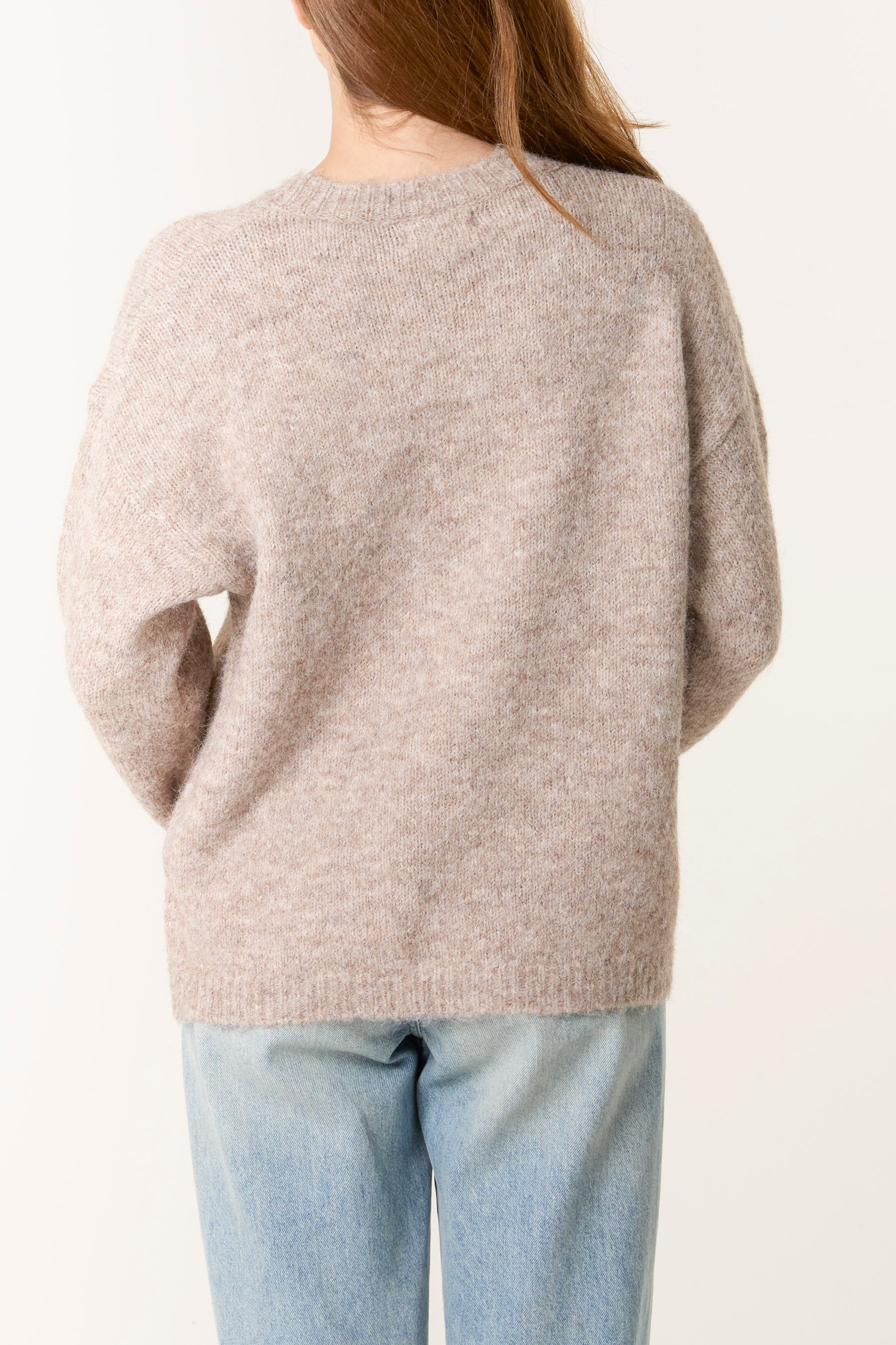 Embroidery Flowers Knit Jumper