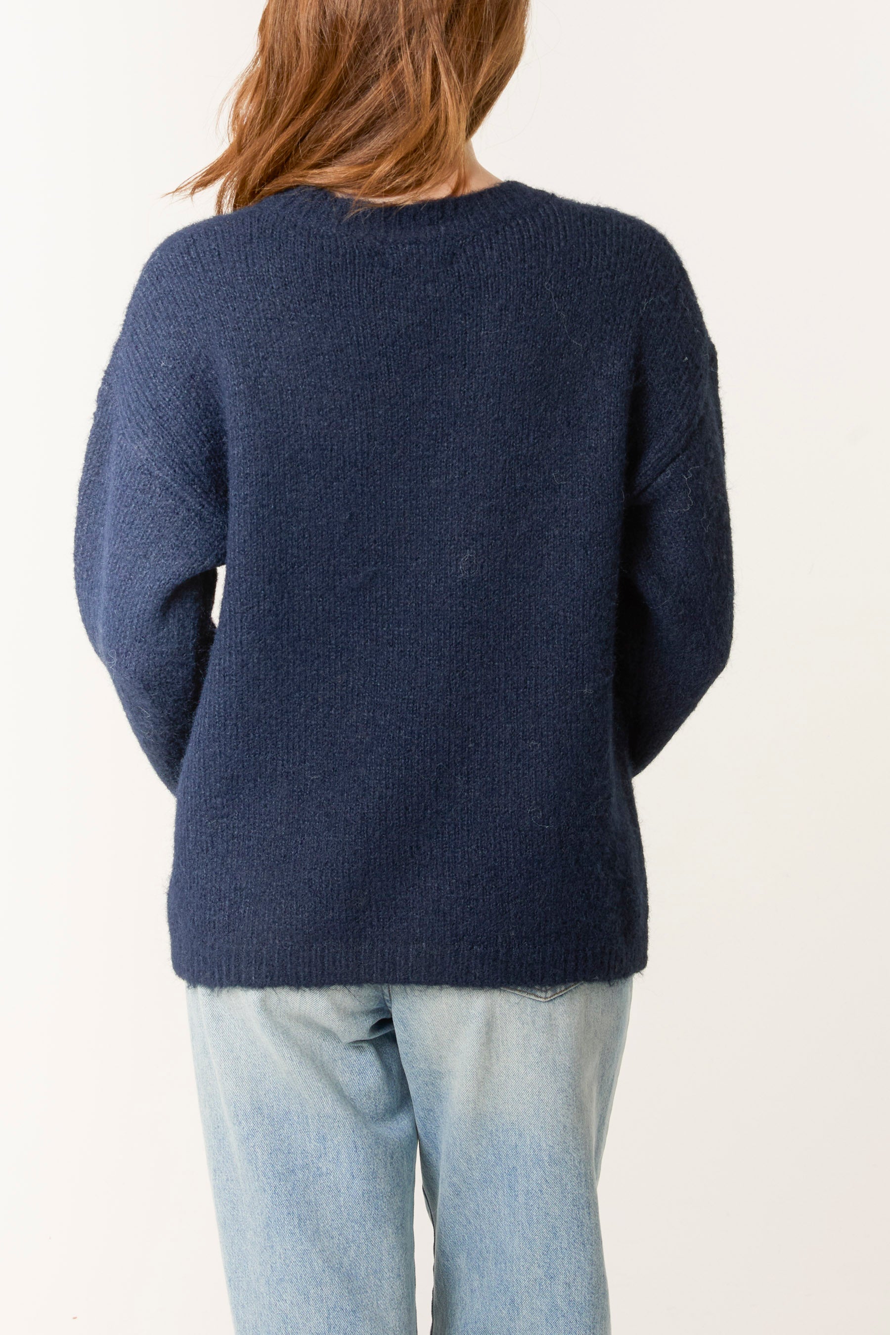 Embroidery Flowers Knit Jumper