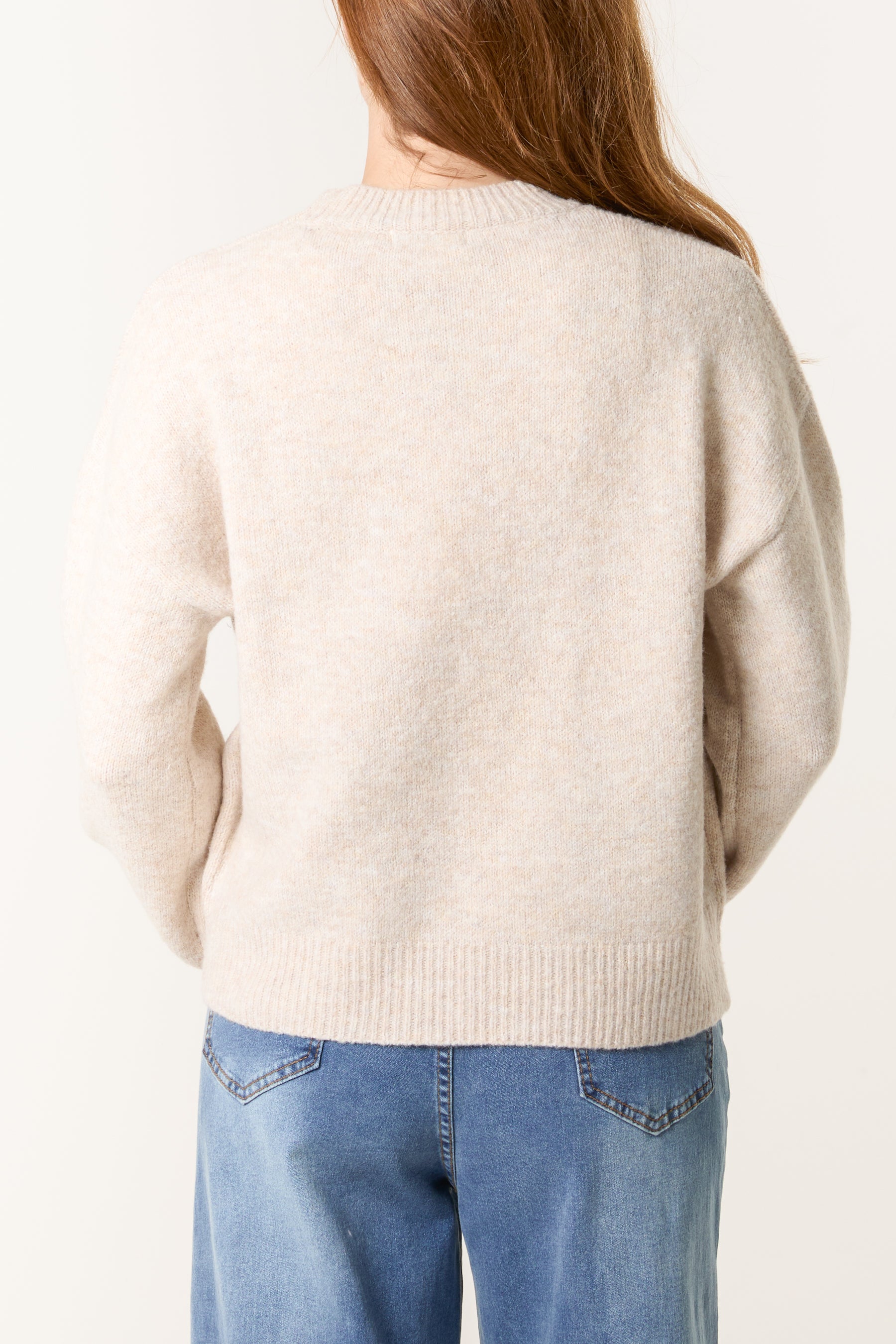 Swan Embroidered Knit Jumper