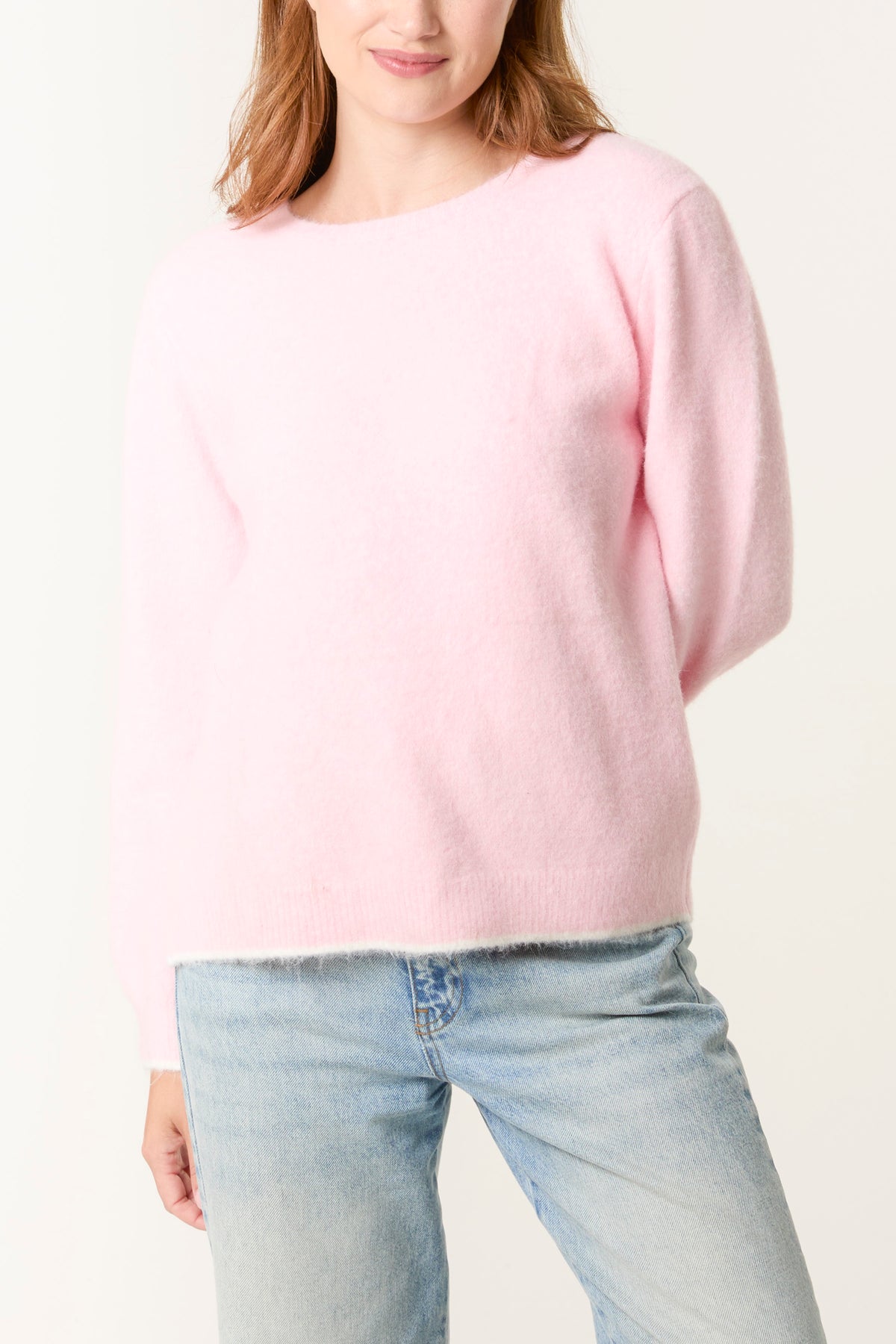 Lace Bow Back Knit Jumper