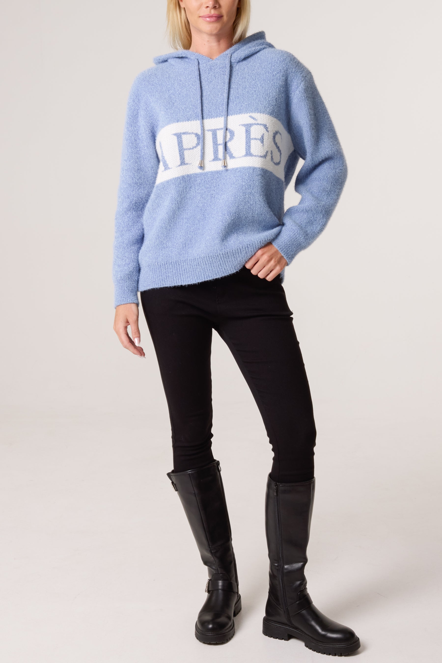 'Apres' Logo Drawstring Hoodie