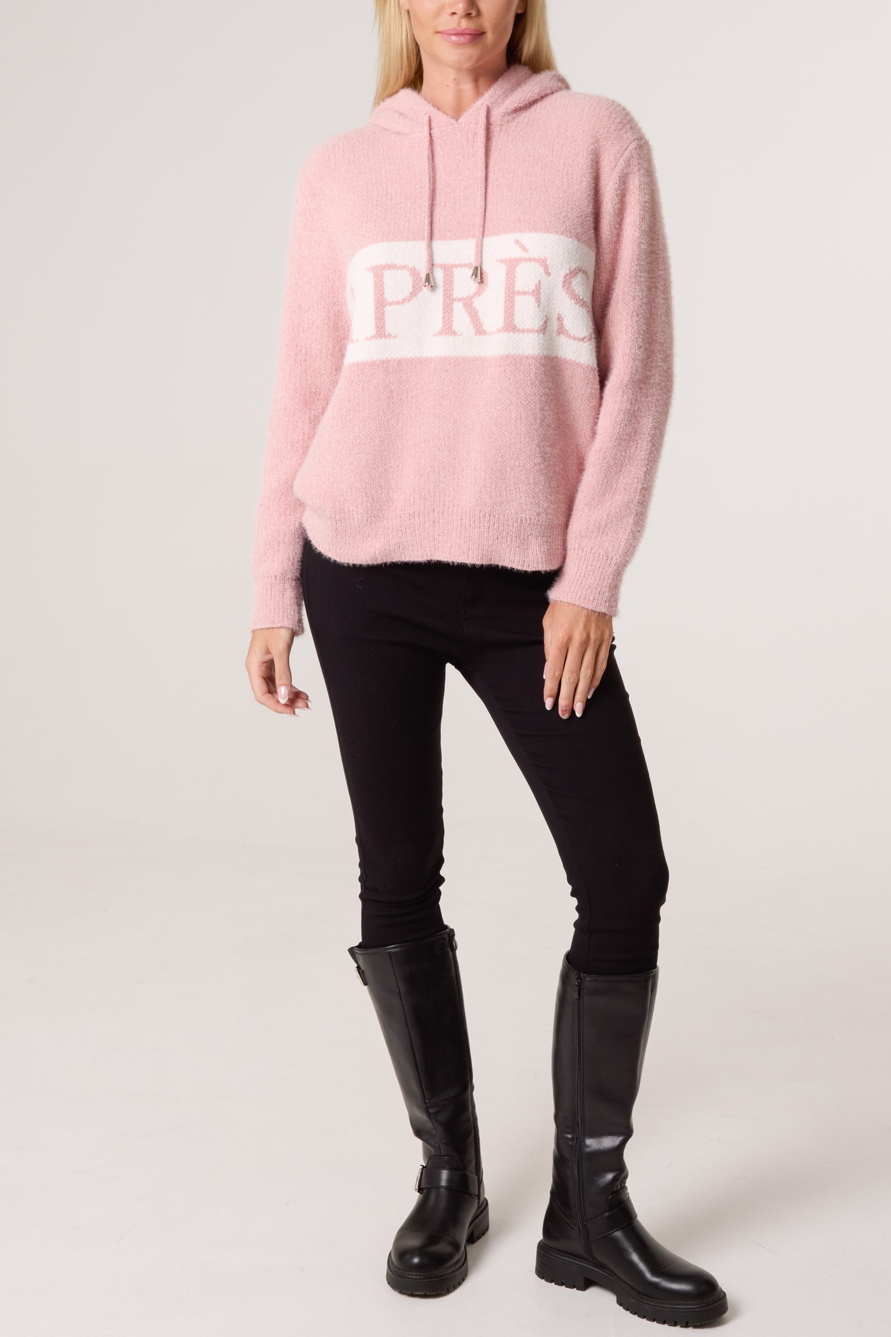 'Apres' Logo Drawstring Hoodie