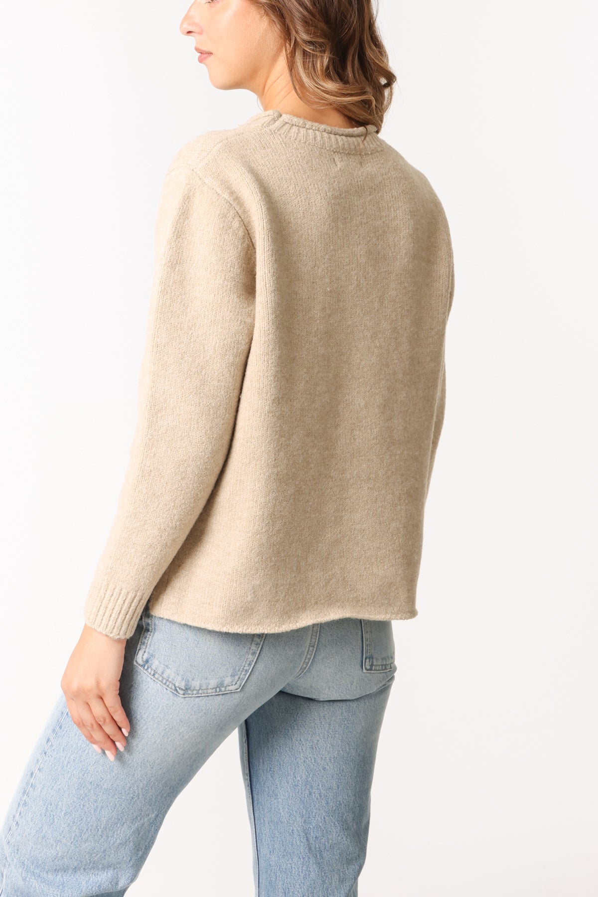 Embroidery & Flocking Mushroom Knit Jumper