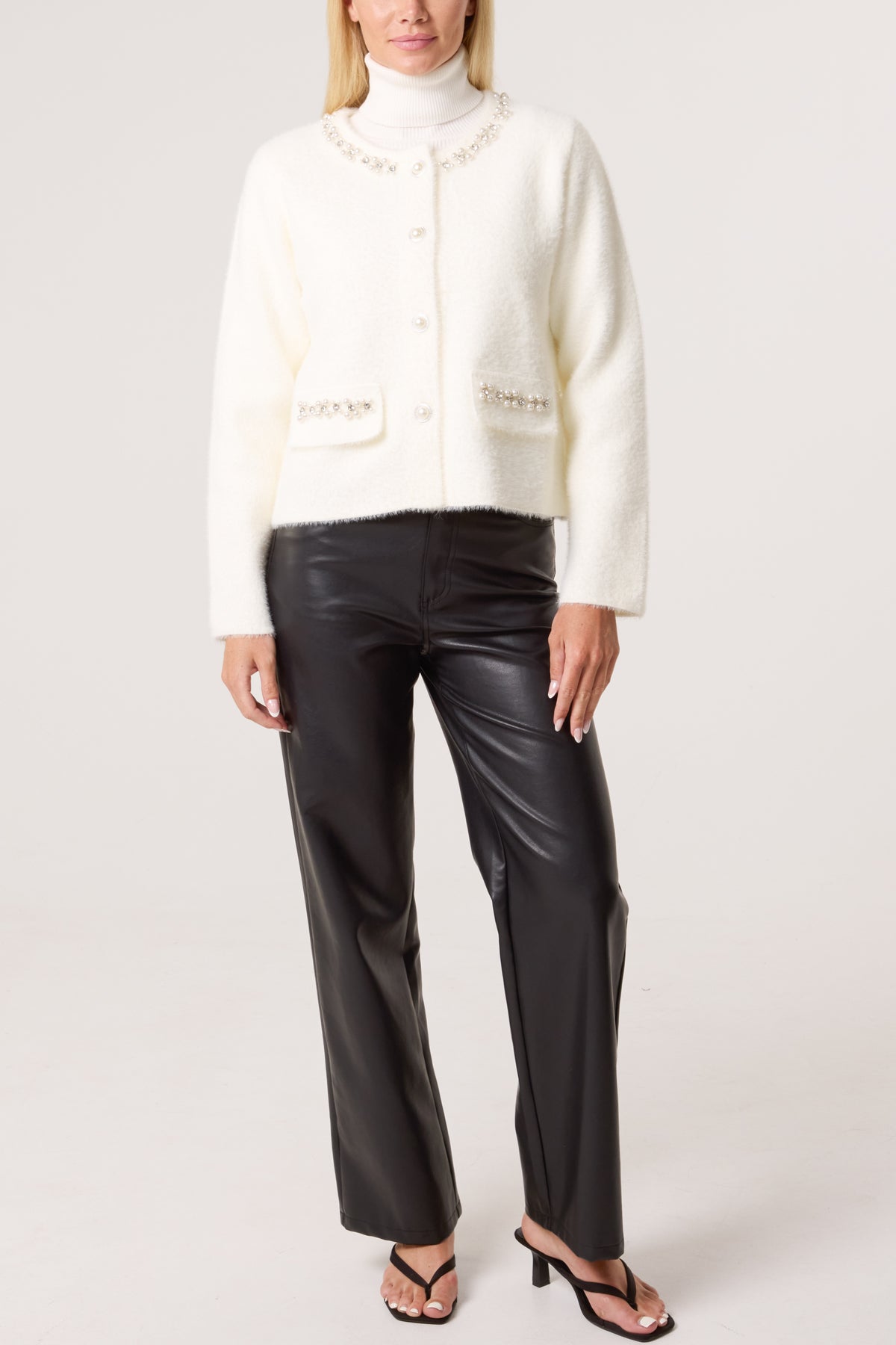 Diamante Embellished Cardigan