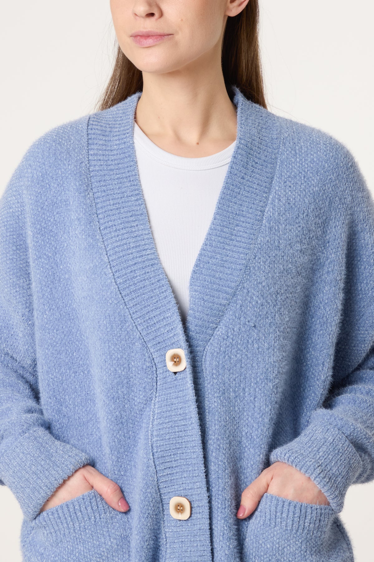 Cosy Knit Pocket Cardigan