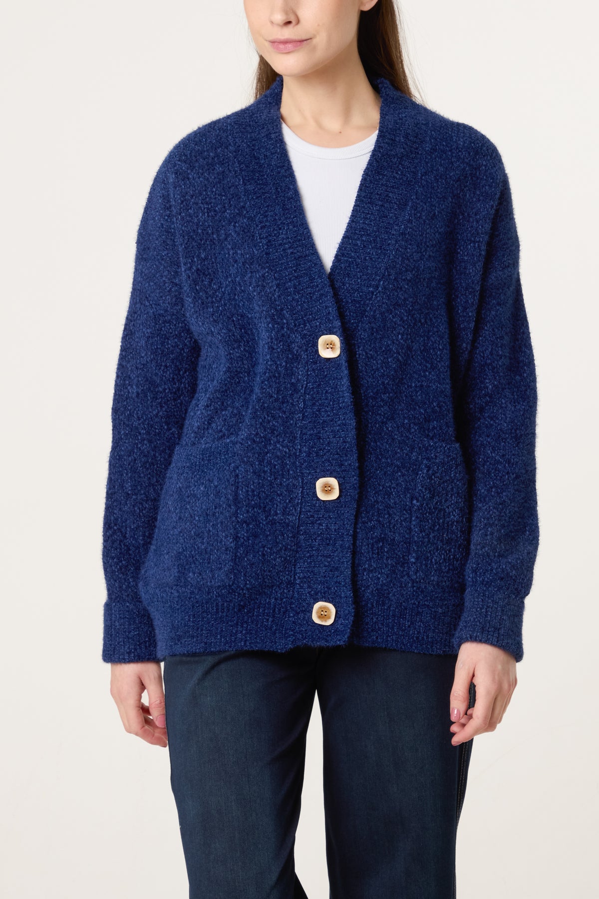 Cosy Knit Pocket Cardigan