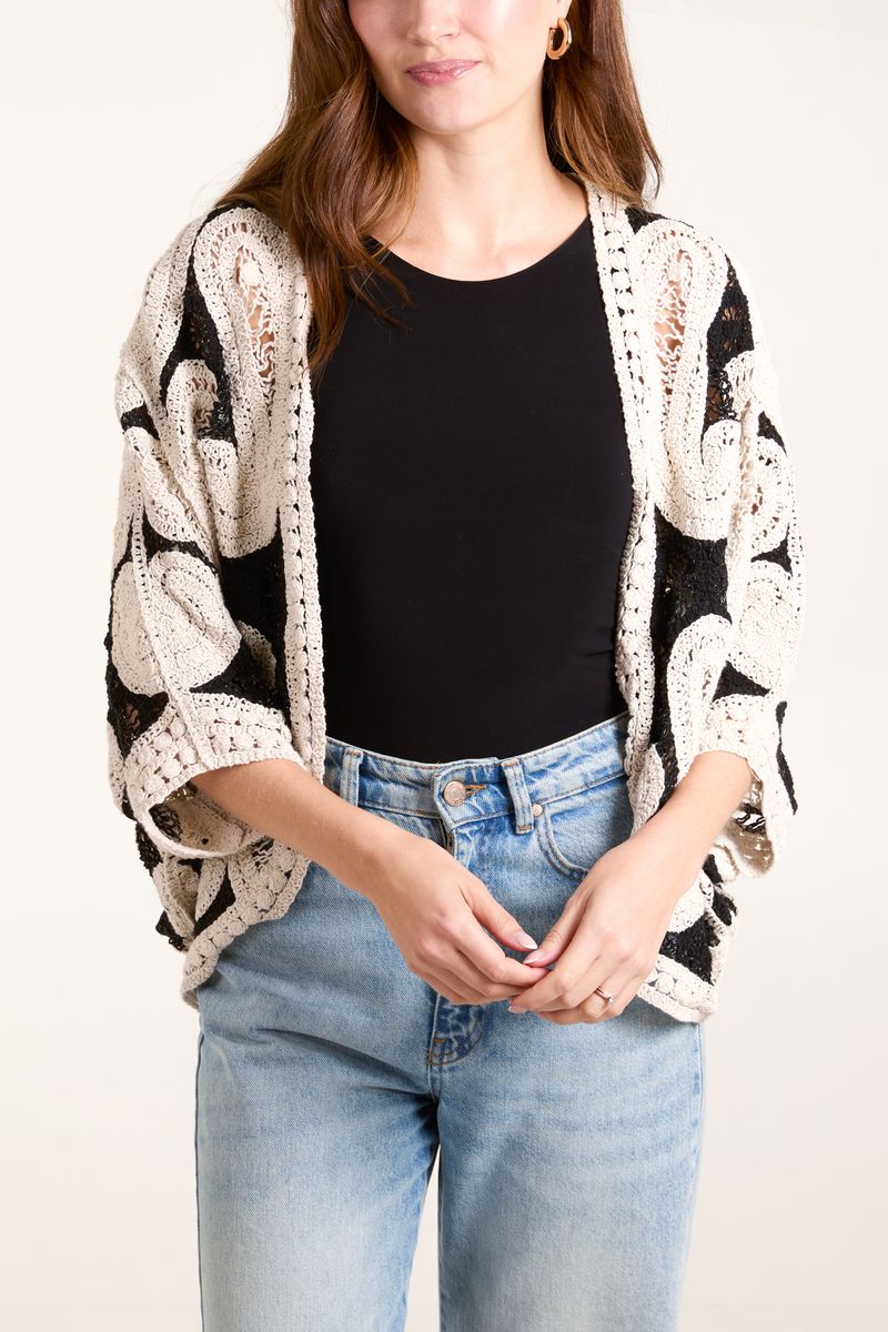 Paisley Half Sleeve Kimono