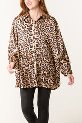 Leopard Print Long Sleeve Shirt