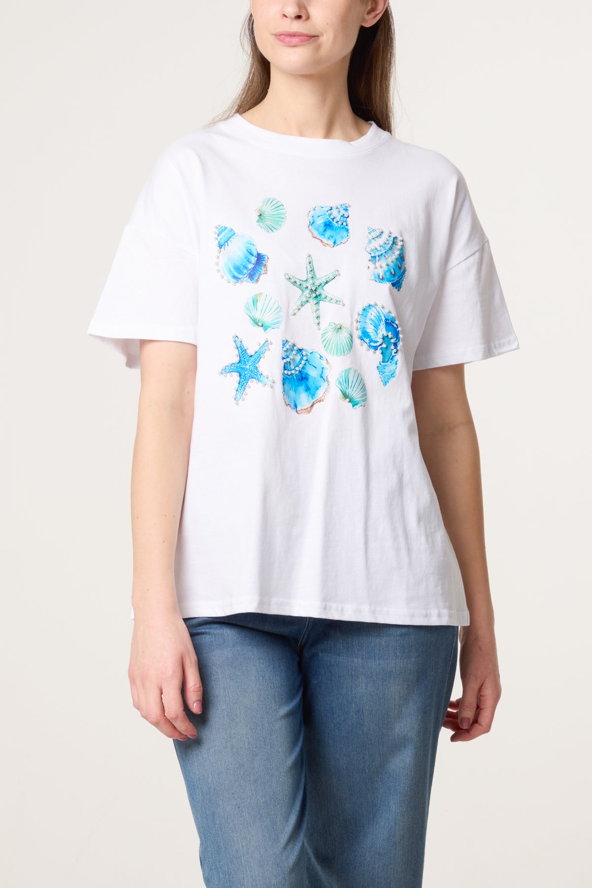 Embellished Shells T-Shirt