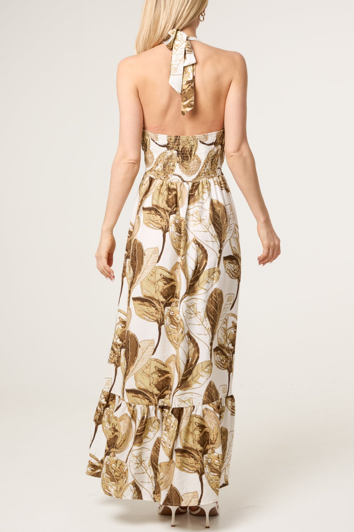 Leaf Print Dress