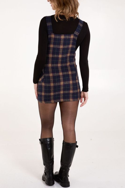 Checked Pocket Pinafore