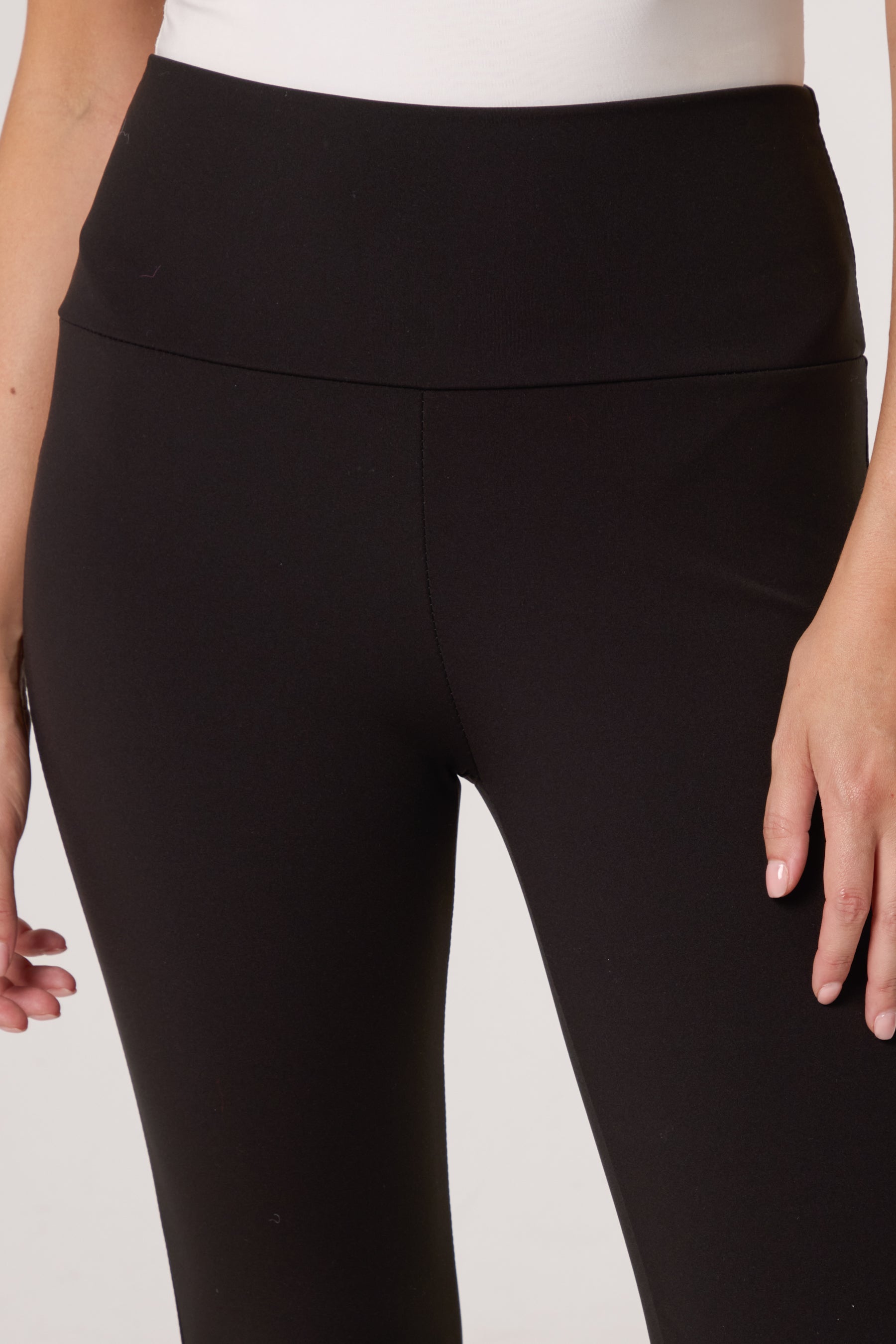 Fleece-Lined Wide Waistband Legging
