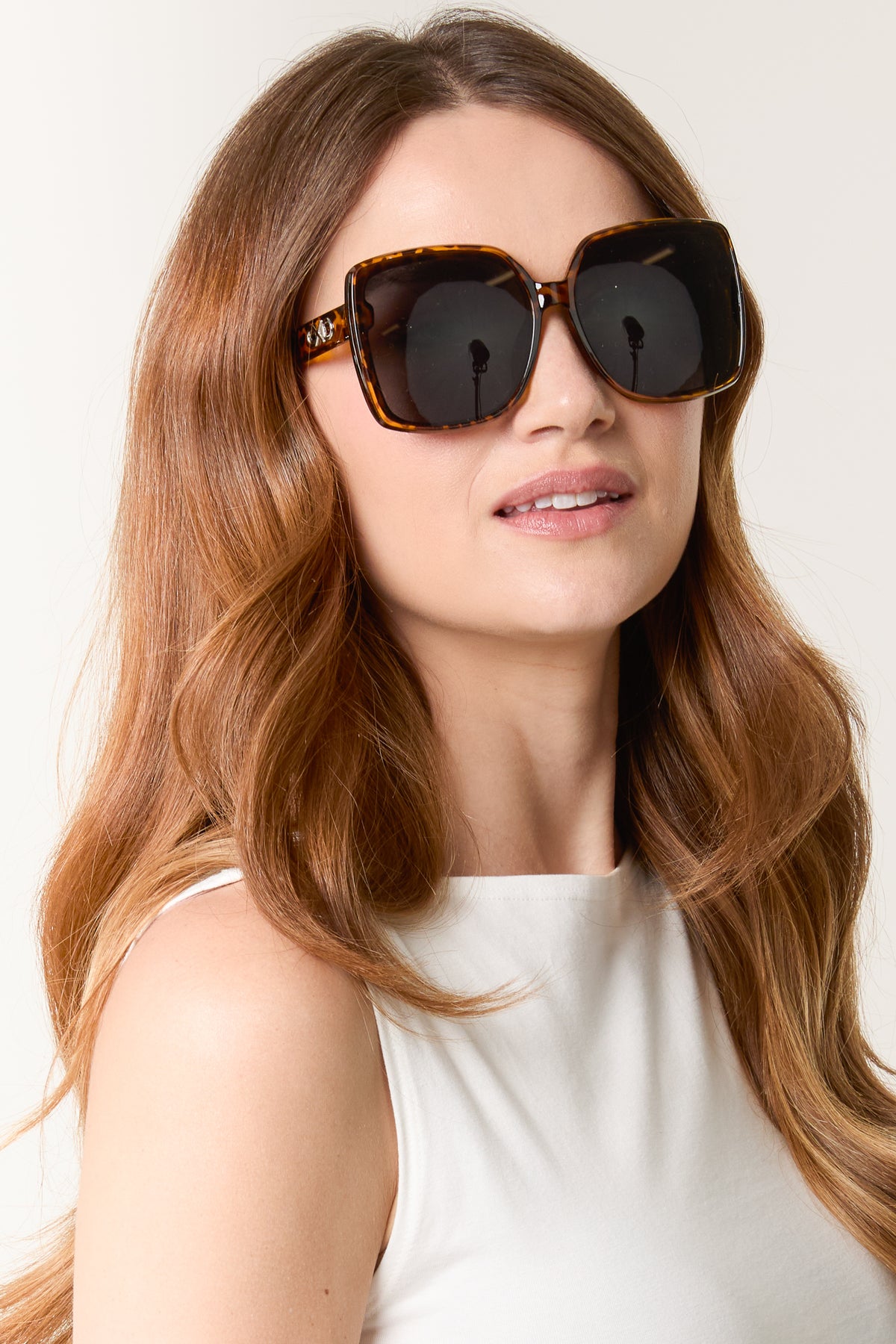 Tortoiseshell Frame Sunglasses