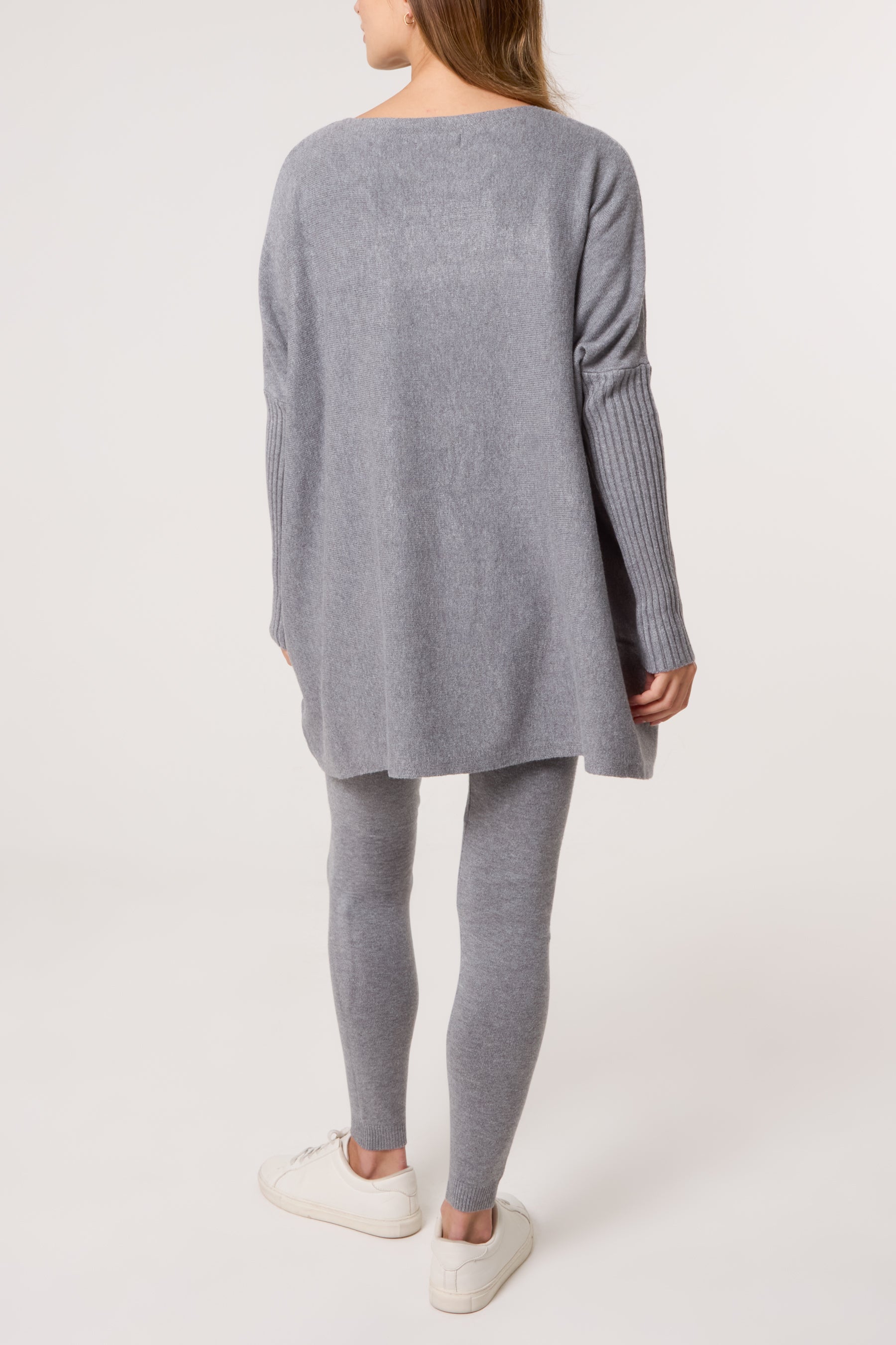Batwing Jumper & Leggings Knit Co-Ord