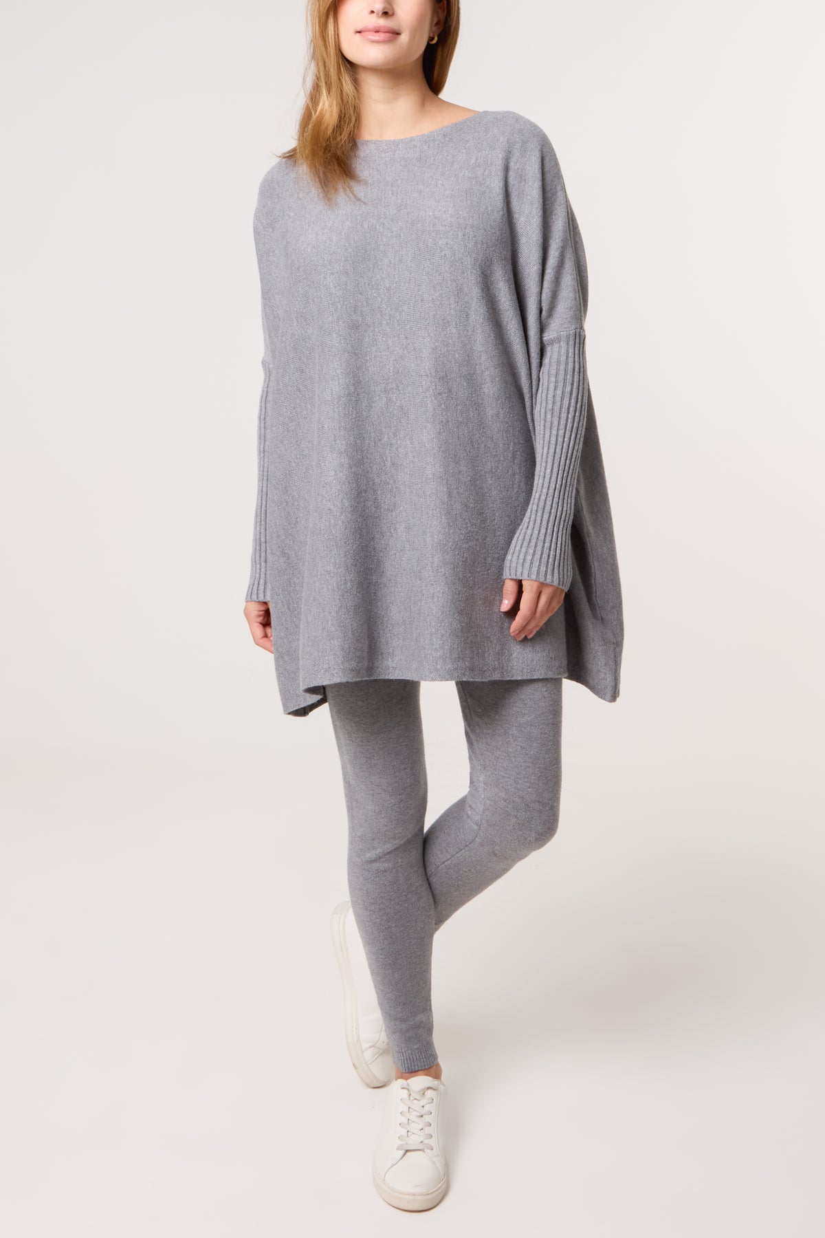 Batwing Jumper & Leggings Knit Co-Ord