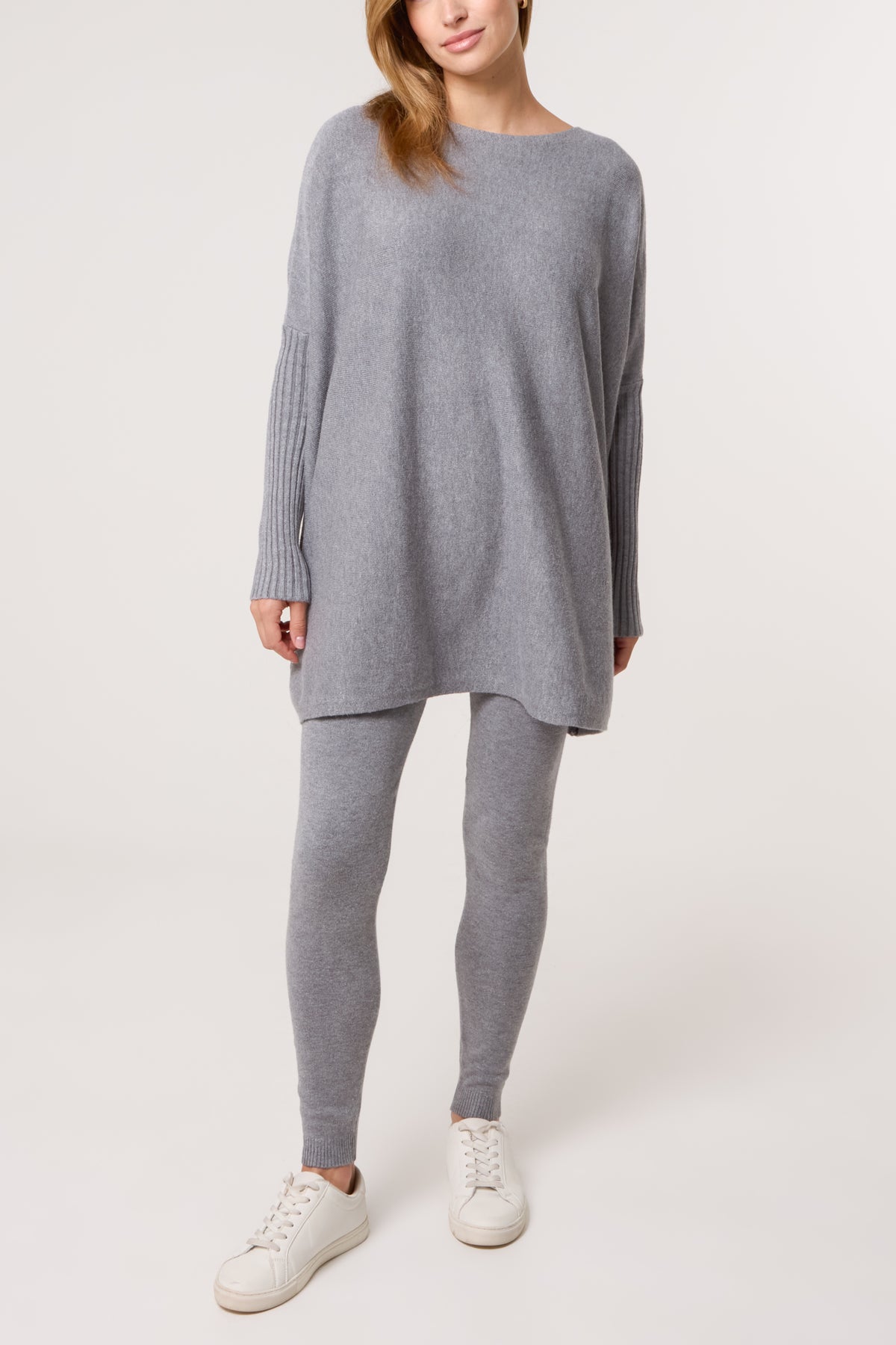 Batwing Jumper & Leggings Knit Co-Ord