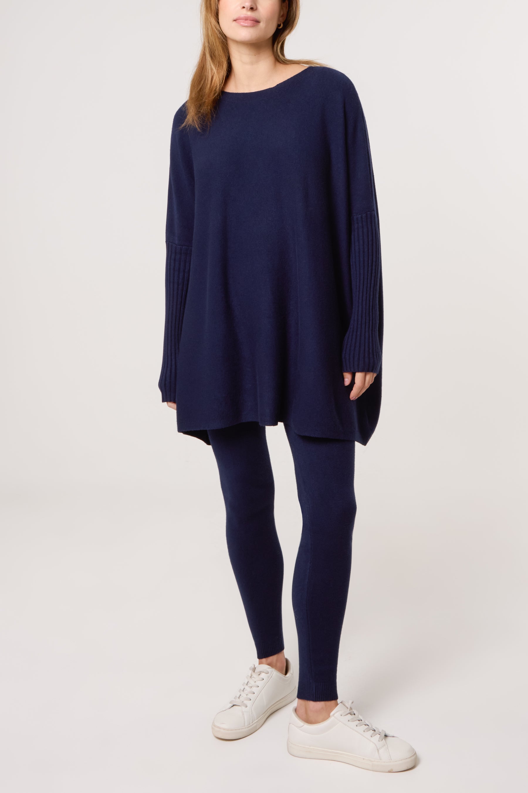 Batwing Jumper & Leggings Knit Co-Ord