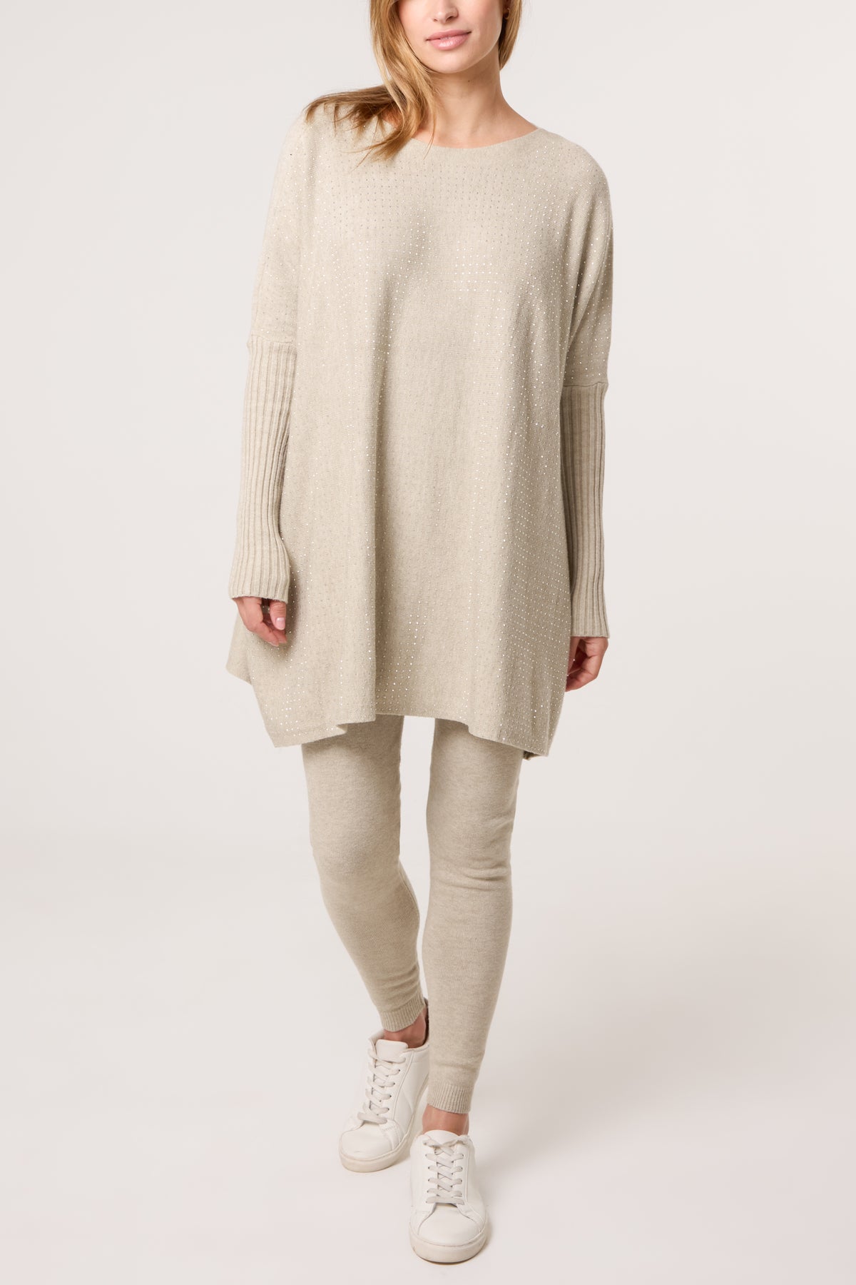 Embellished Jumper & Leggings Knit Co-Ord