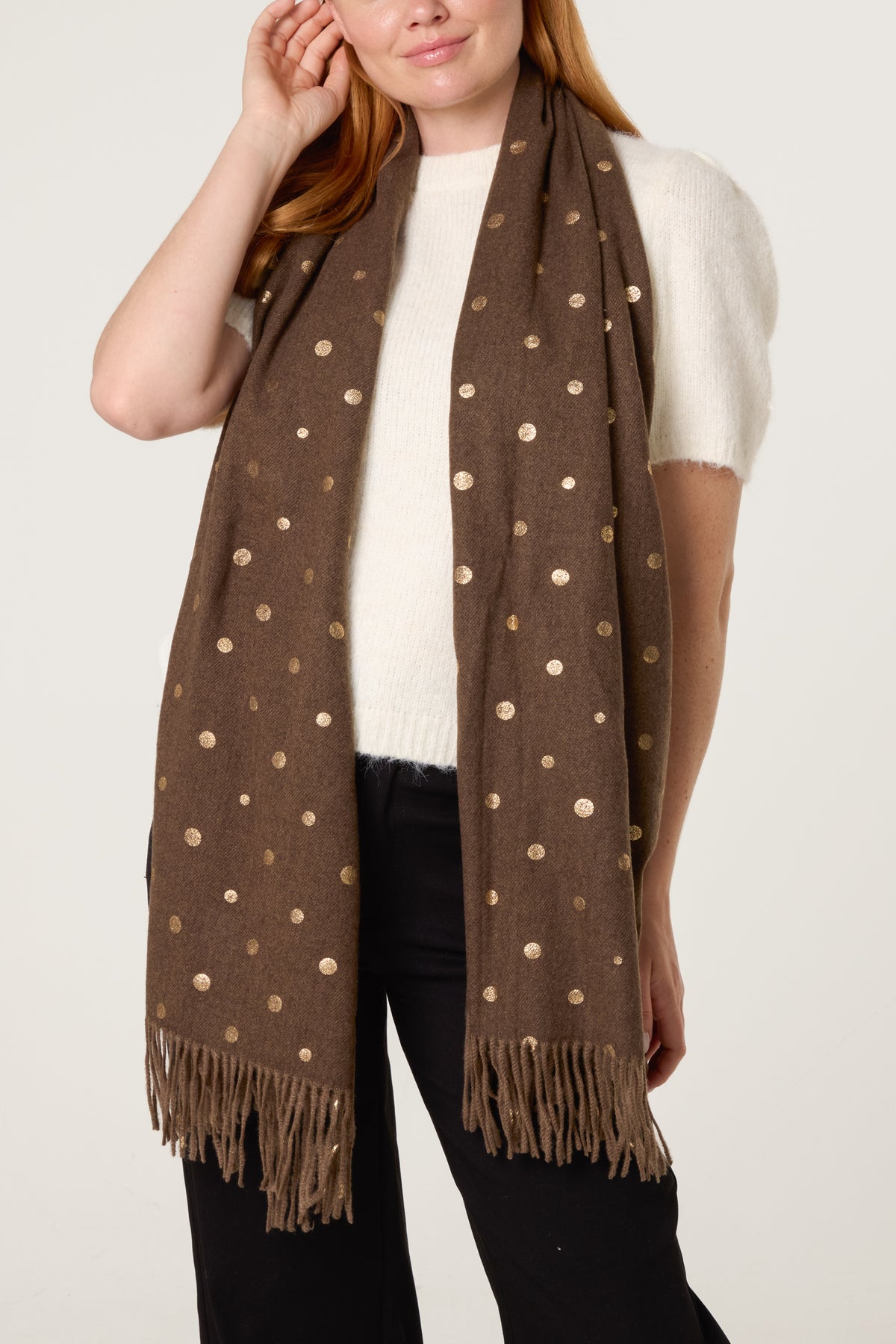 Foil Spot Scarf